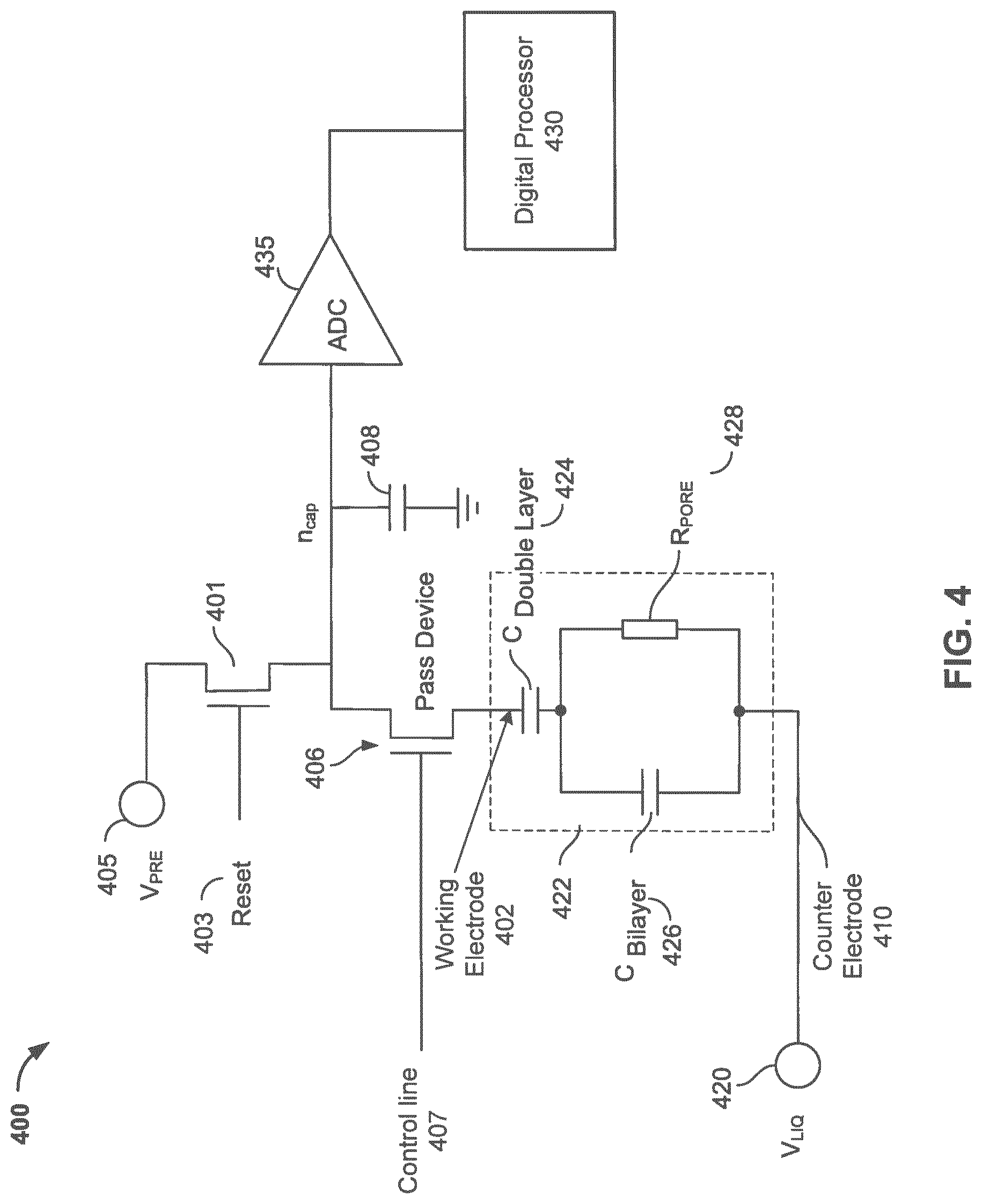 Patent US12319960 Figure 4 – Nanopore voltage methods