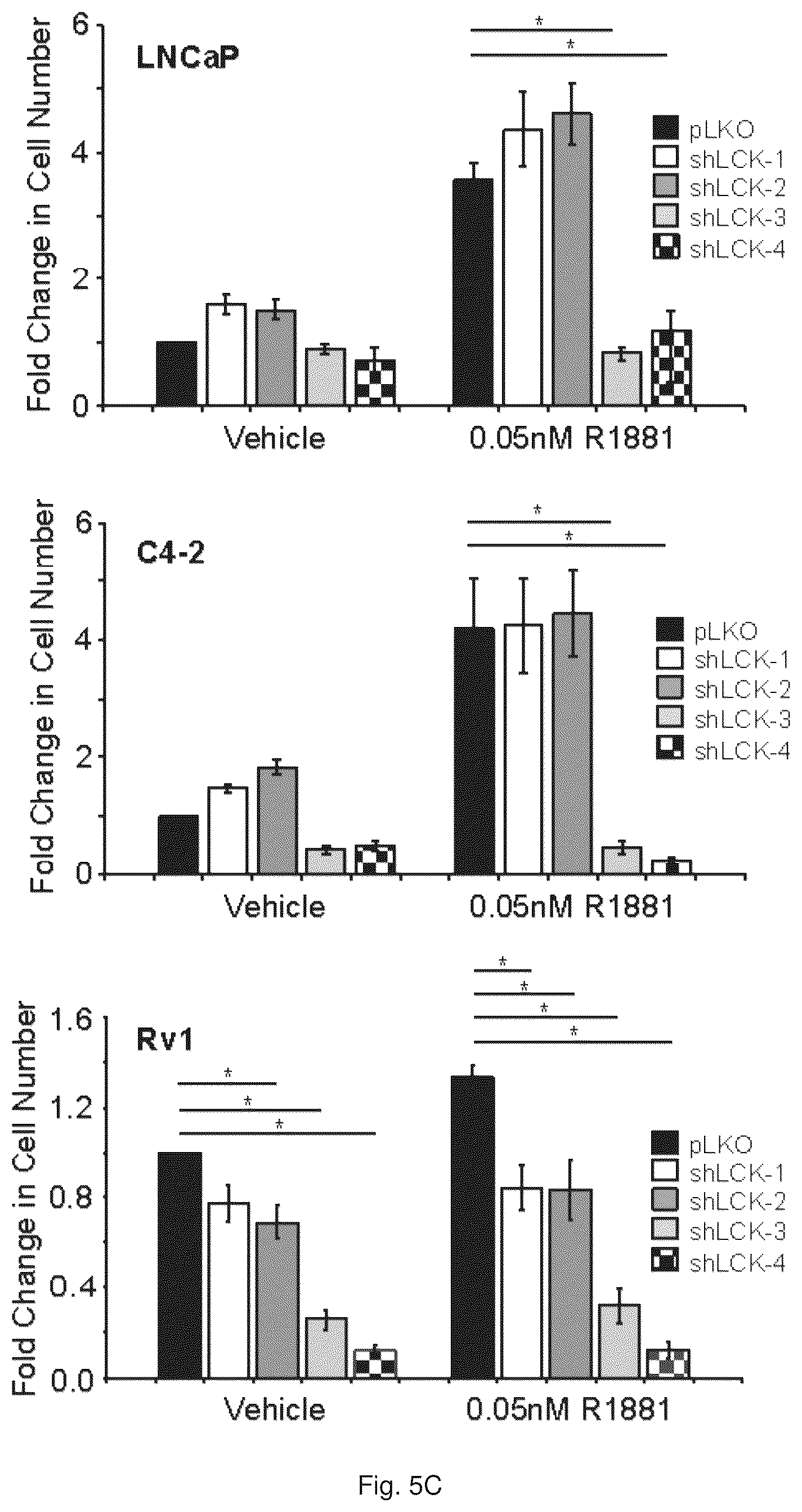 Patent US12319967 Figure 11 – Methods and compositions for diagnosing and treating prostate cancer based on long noncoding RNA overlapping the LCK gene that regulates prostate cancer cell growth