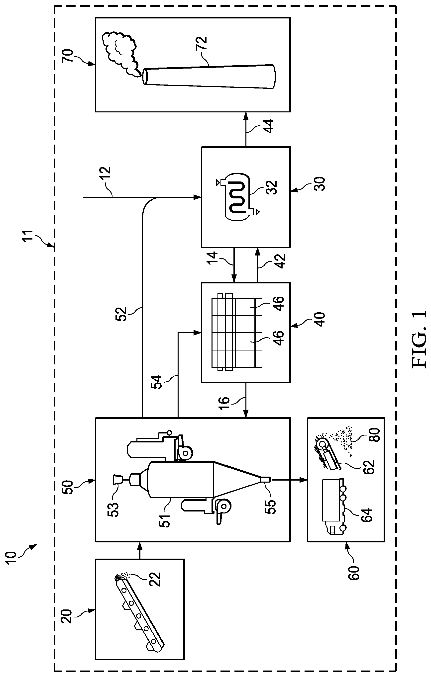 Patent US12319975 Figure 1 – Modular direct reduction systems and associated methods