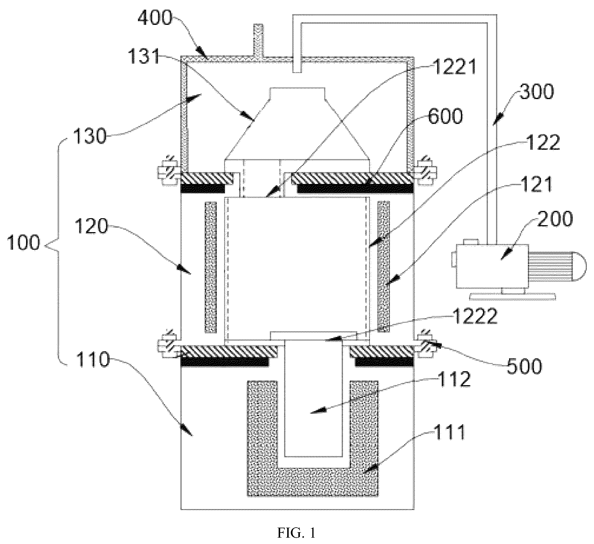 Patent US12319981 Figure 1 – Device and method for recovering arsenic and gallium