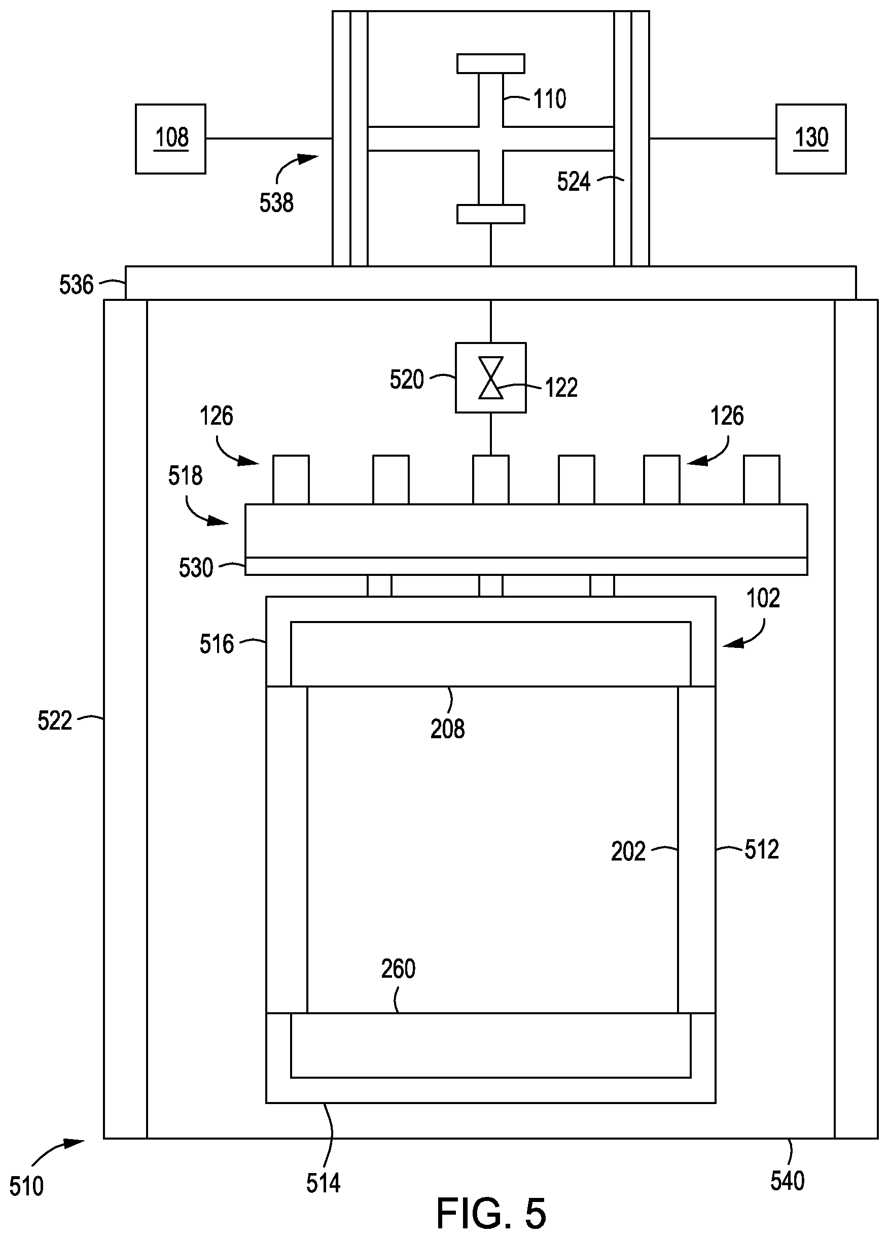 Patent US12319999 Figure 5 – Refillable large volume solid precursor sublimation vessel