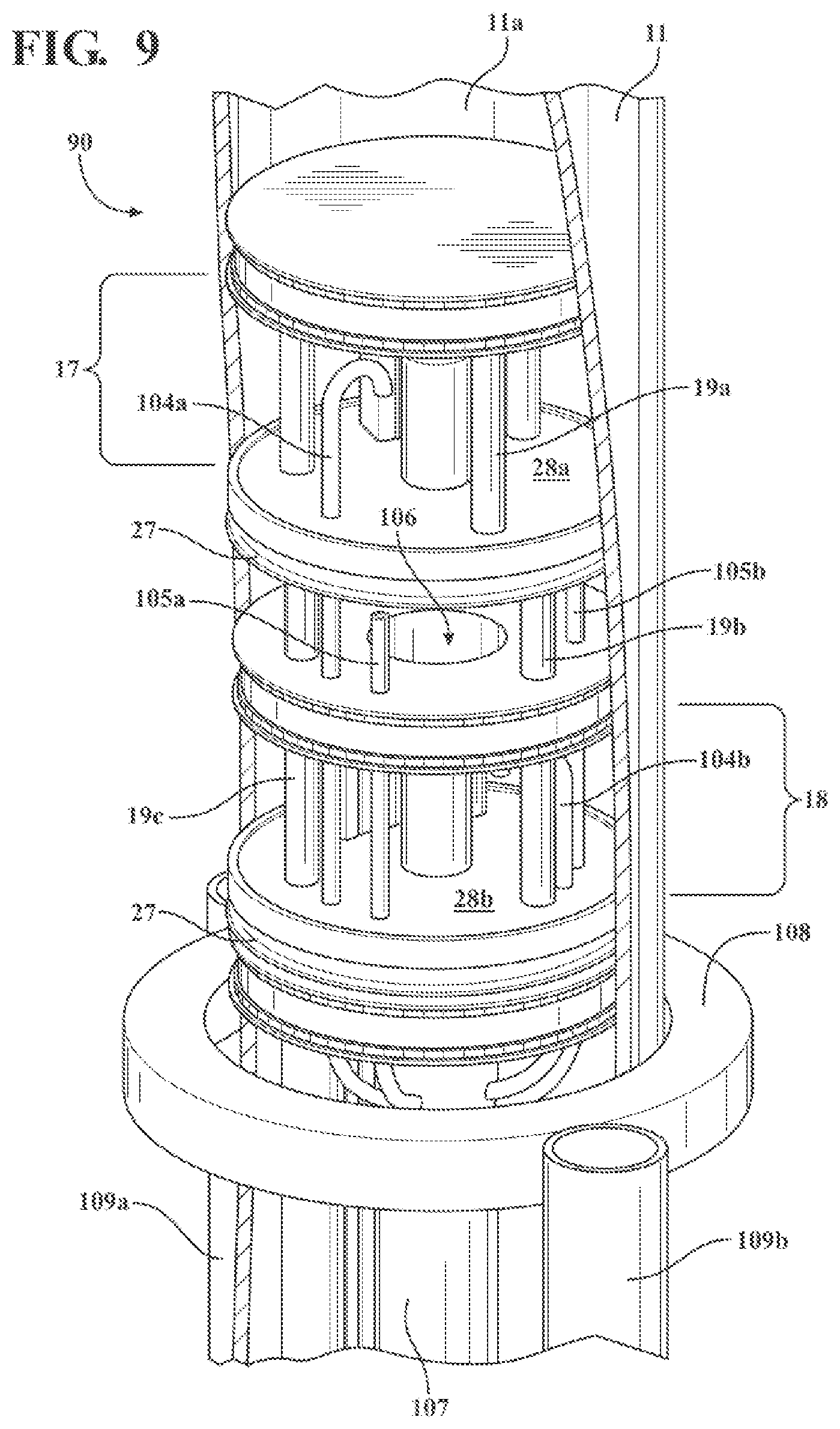Patent US12320011 Figure 9 – Vitreous coating application by induction heating and integration with induction kinetic weld joining