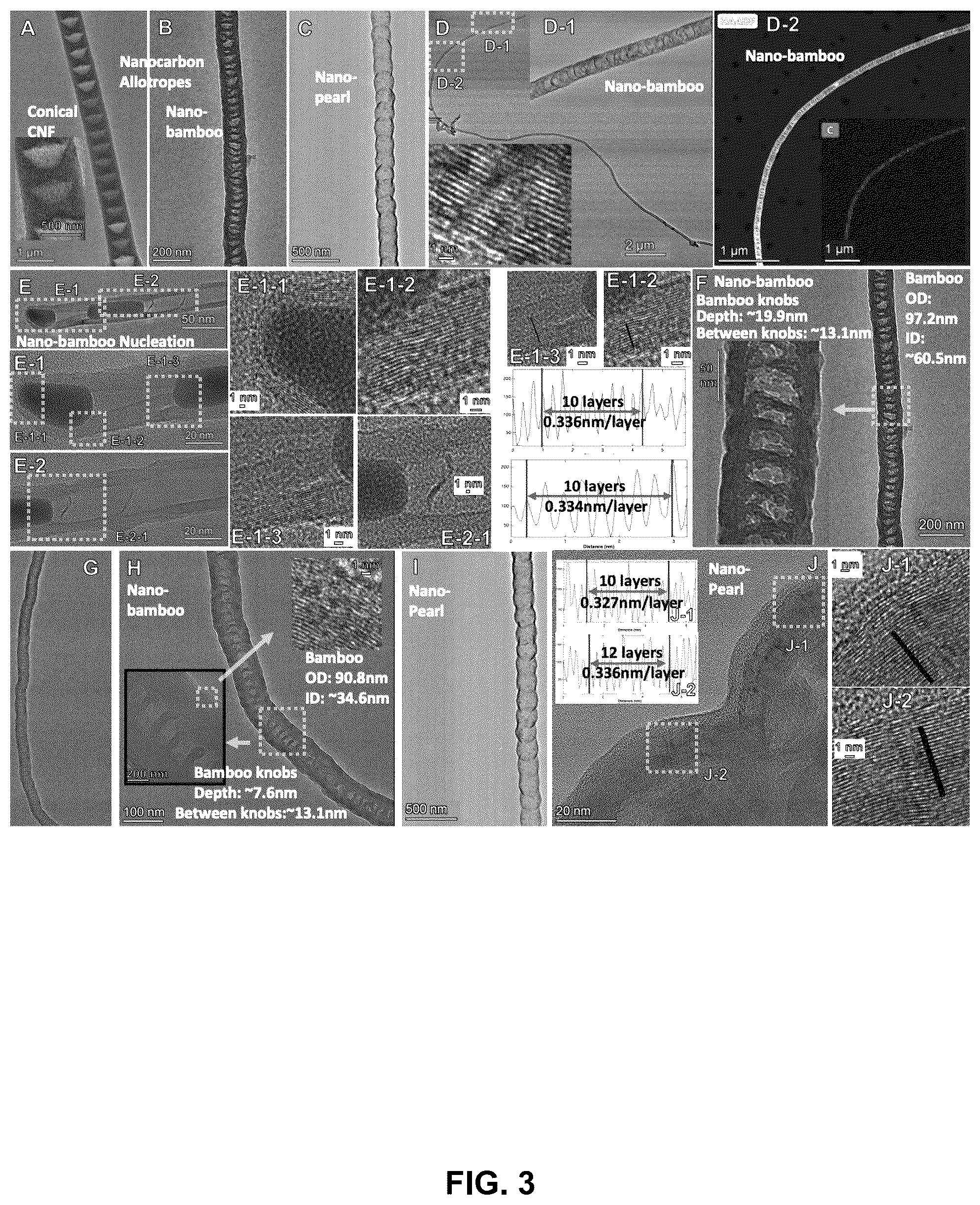 Patent US12320016 Figure 3 – Electrolysis methods that utilize carbon dioxide and a non-iron additive for making desired nanocarbon allotropes