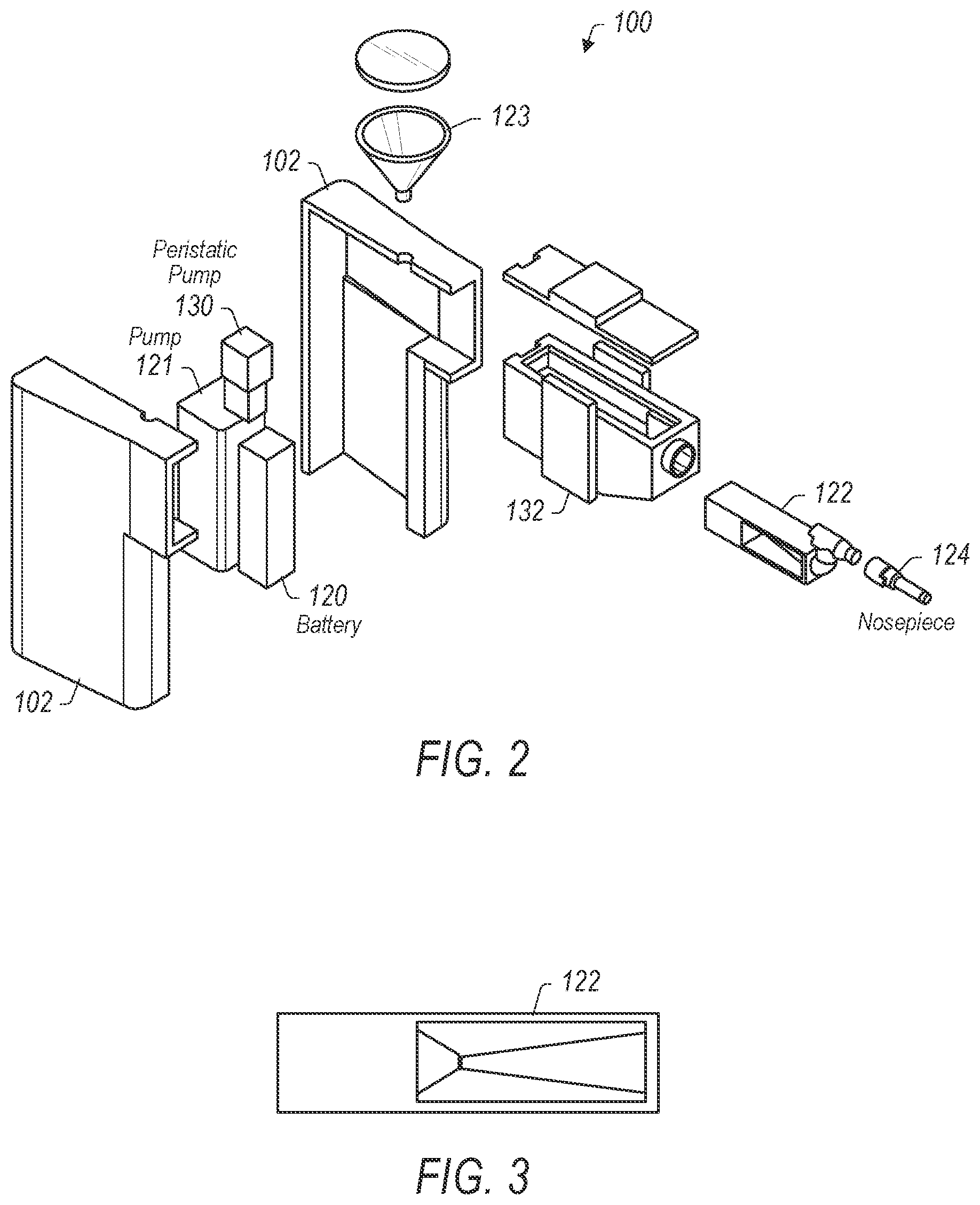 Patent US12320037 Figure 2 – Handheld/portable apparatus for the production of fine fibers