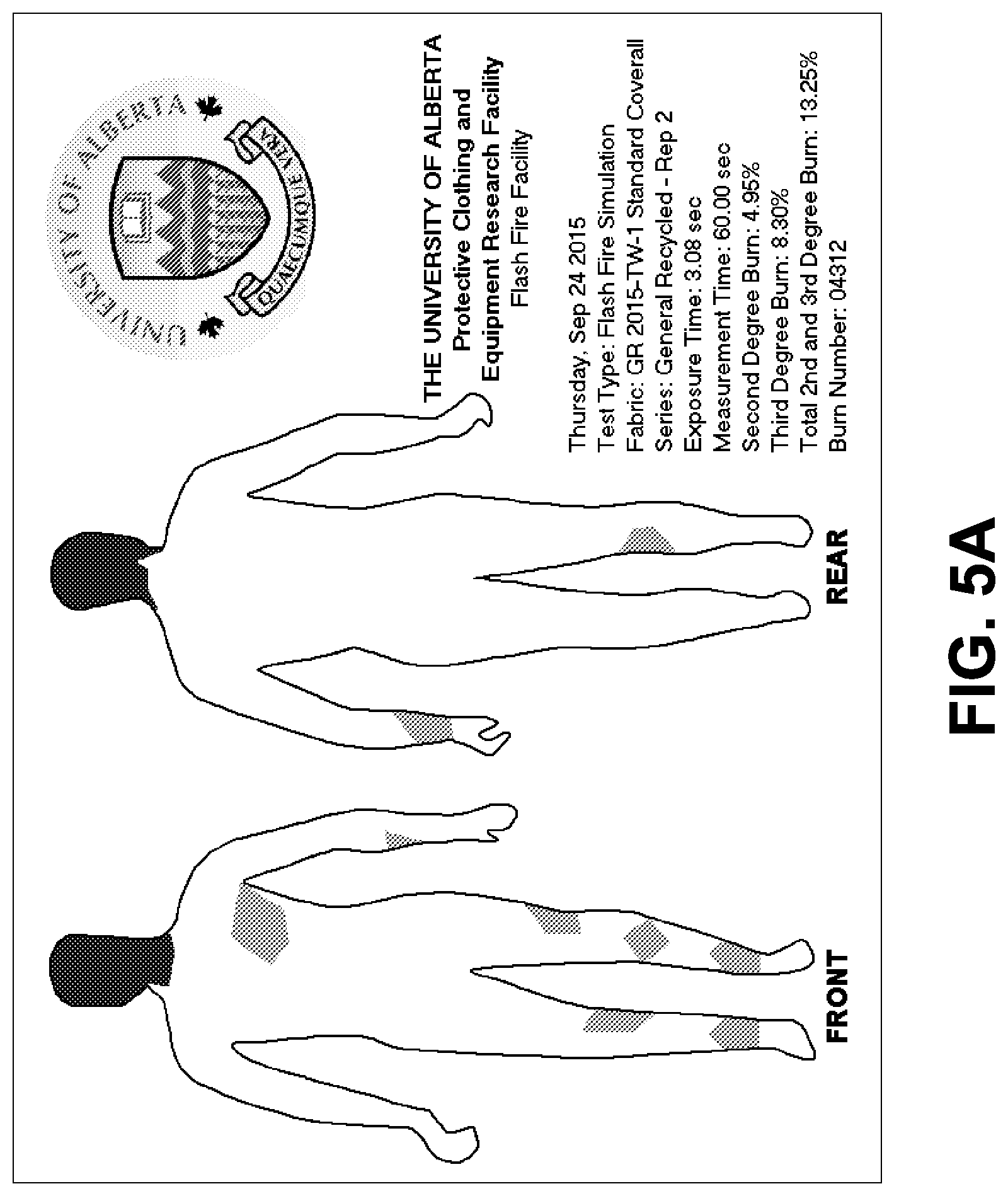 Patent US12320039 Figure 5 – Protective fabric and process of manufacturing same
