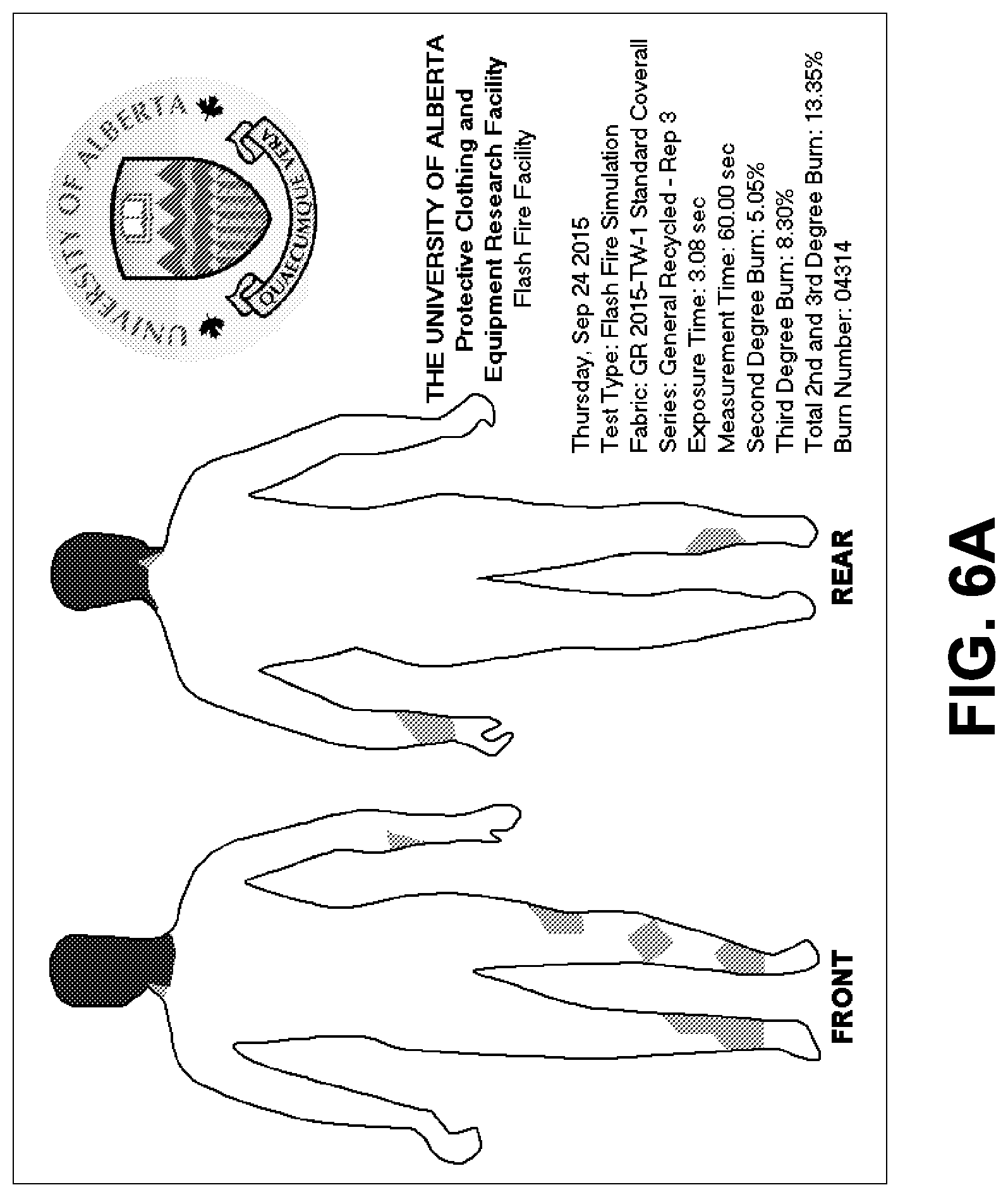 Patent US12320039 Figure 7 – Protective fabric and process of manufacturing same