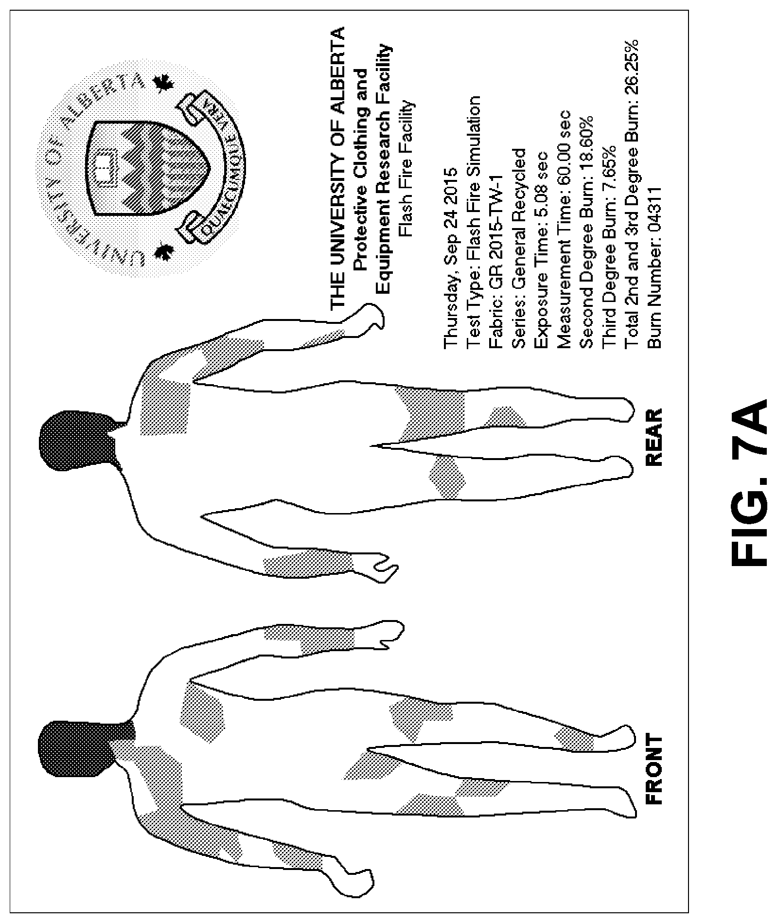 Patent US12320039 Figure 9 – Protective fabric and process of manufacturing same