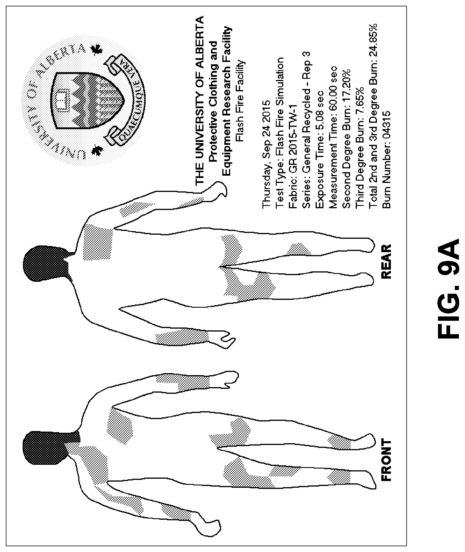 Patent US12320039 Figure 13 – Protective fabric and process of manufacturing same