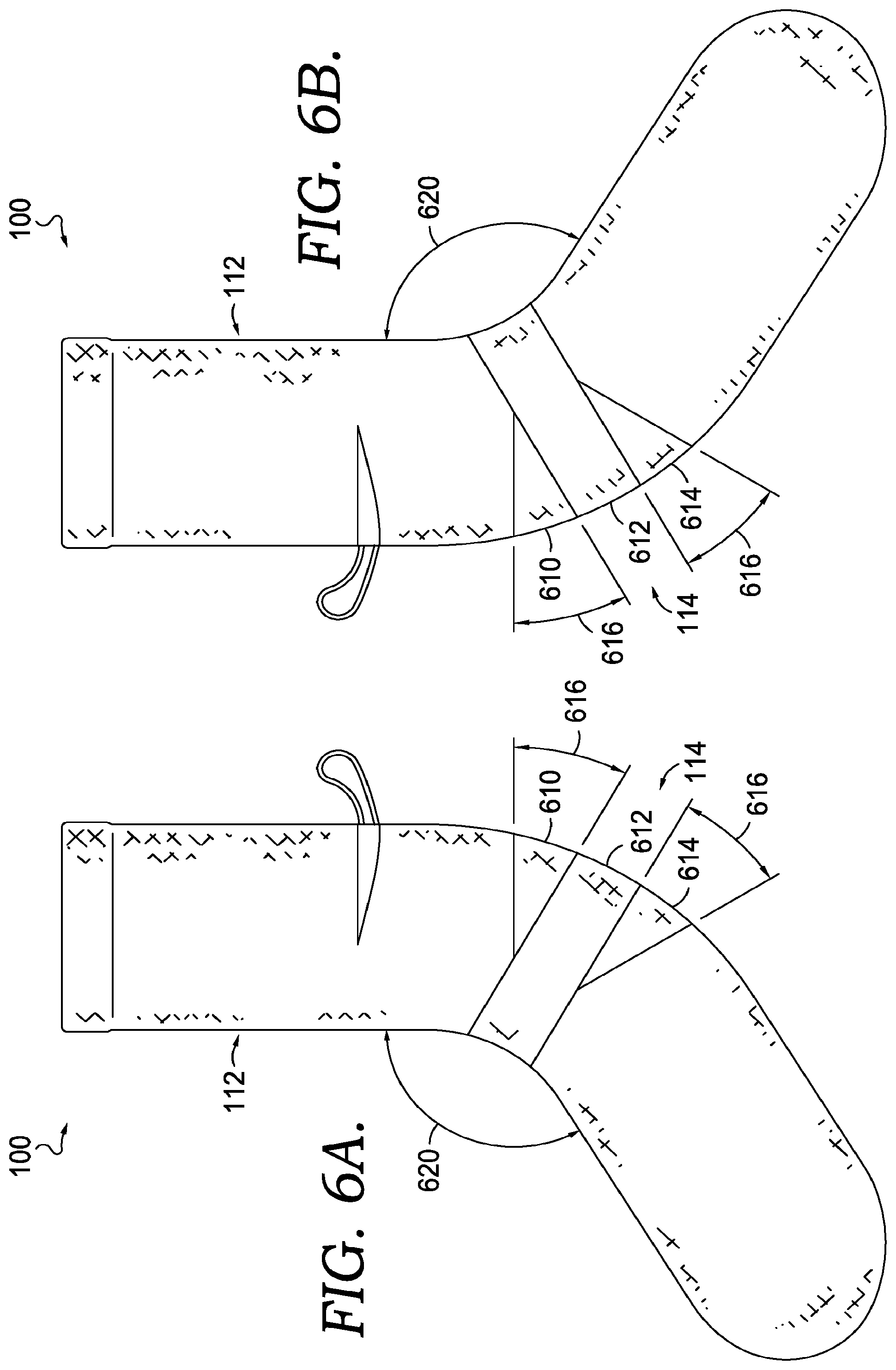 Patent US12320043 Figure 4 – Easy don and doff sock