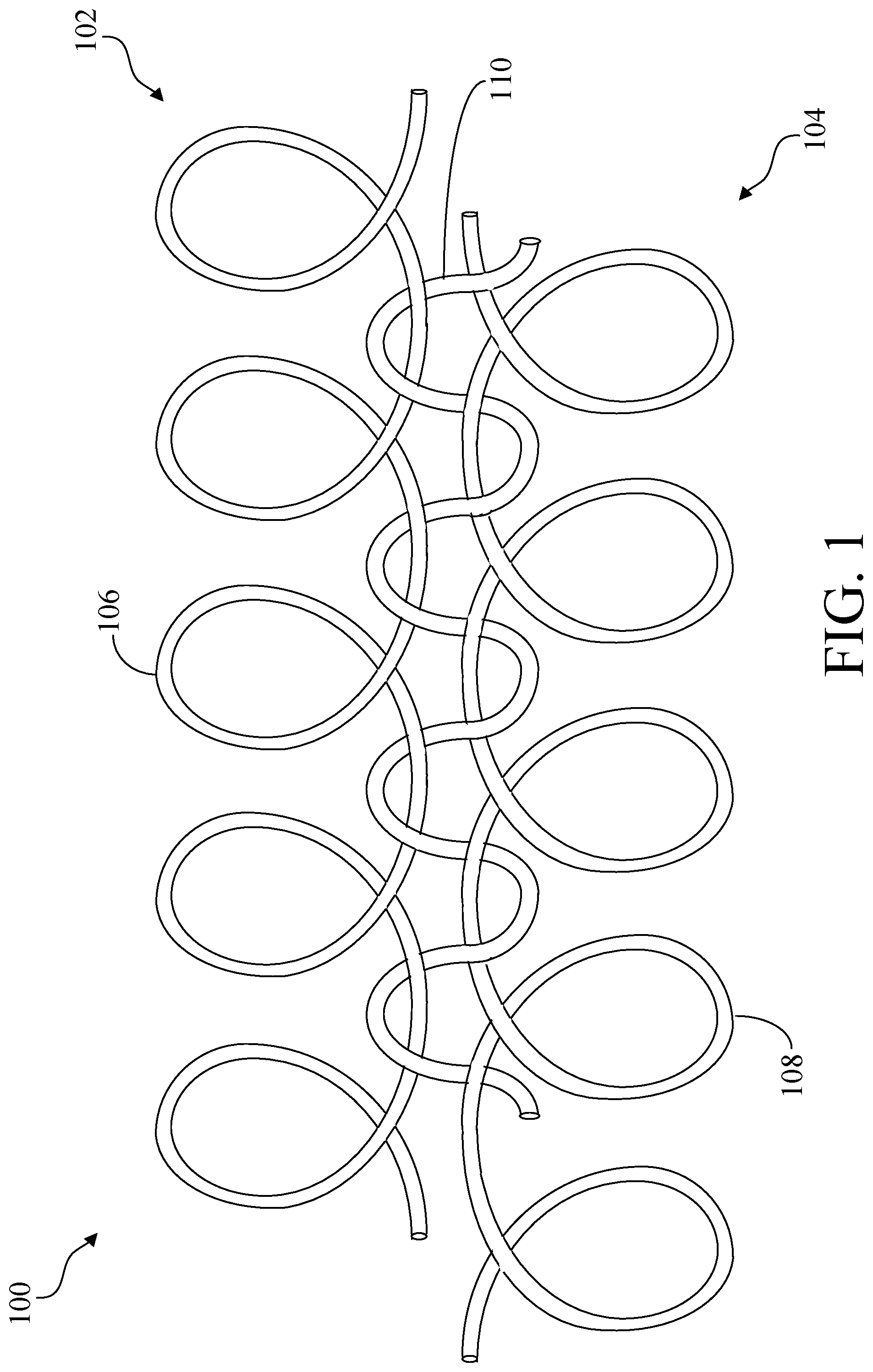 Patent US12320044 Figure 1 – Recyclable cooling fabric