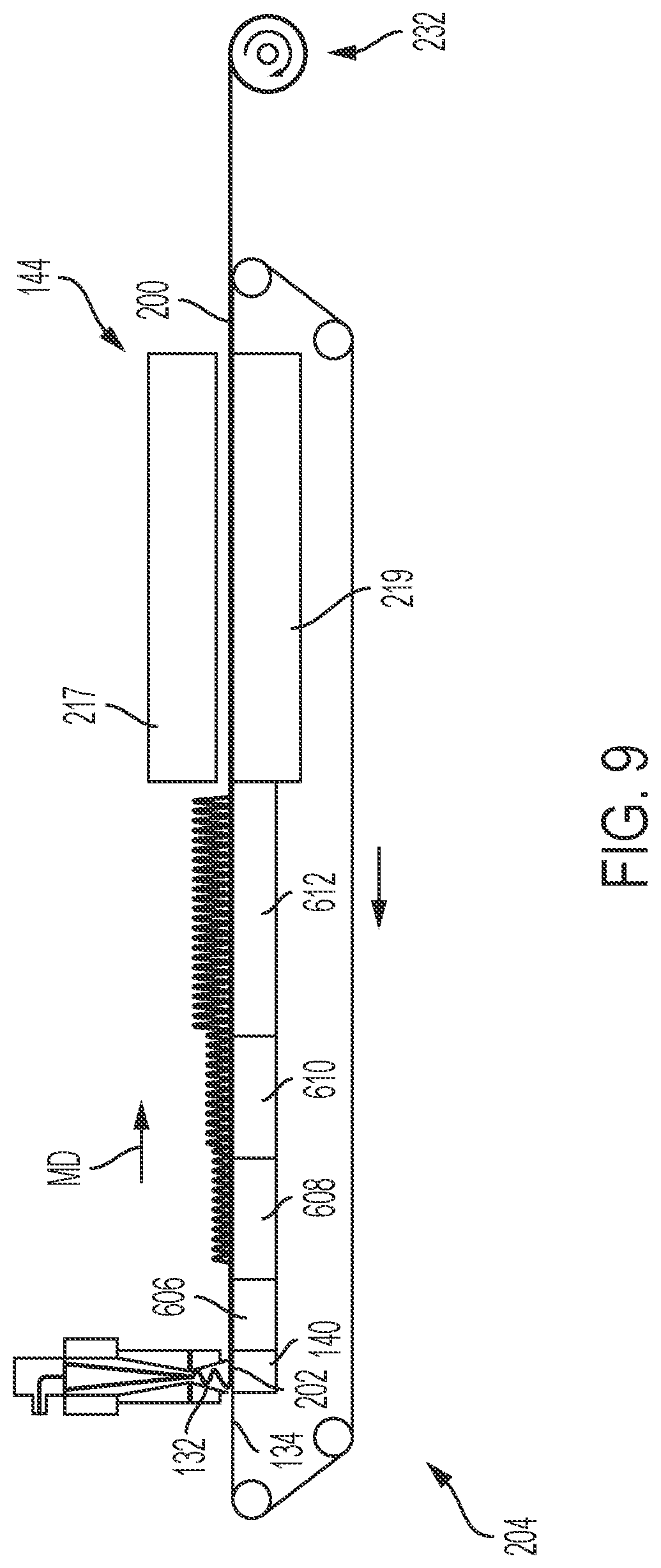 Patent US12320046 Figure 9 – Methods for producing through-fluid bonded nonwoven webs