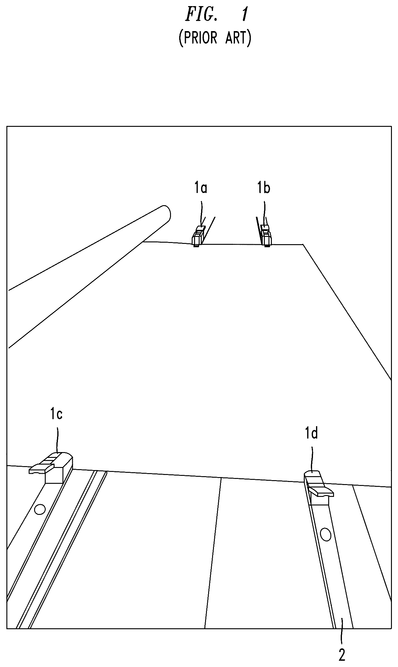 Patent US12320048 — Devices and related methods for maintaining woven material in fixed orientation — Figure 1