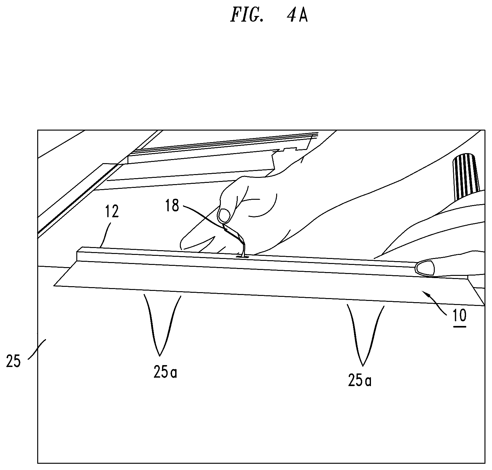 Patent US12320048 Figure 10 – Devices and related methods for maintaining woven material in fixed orientation