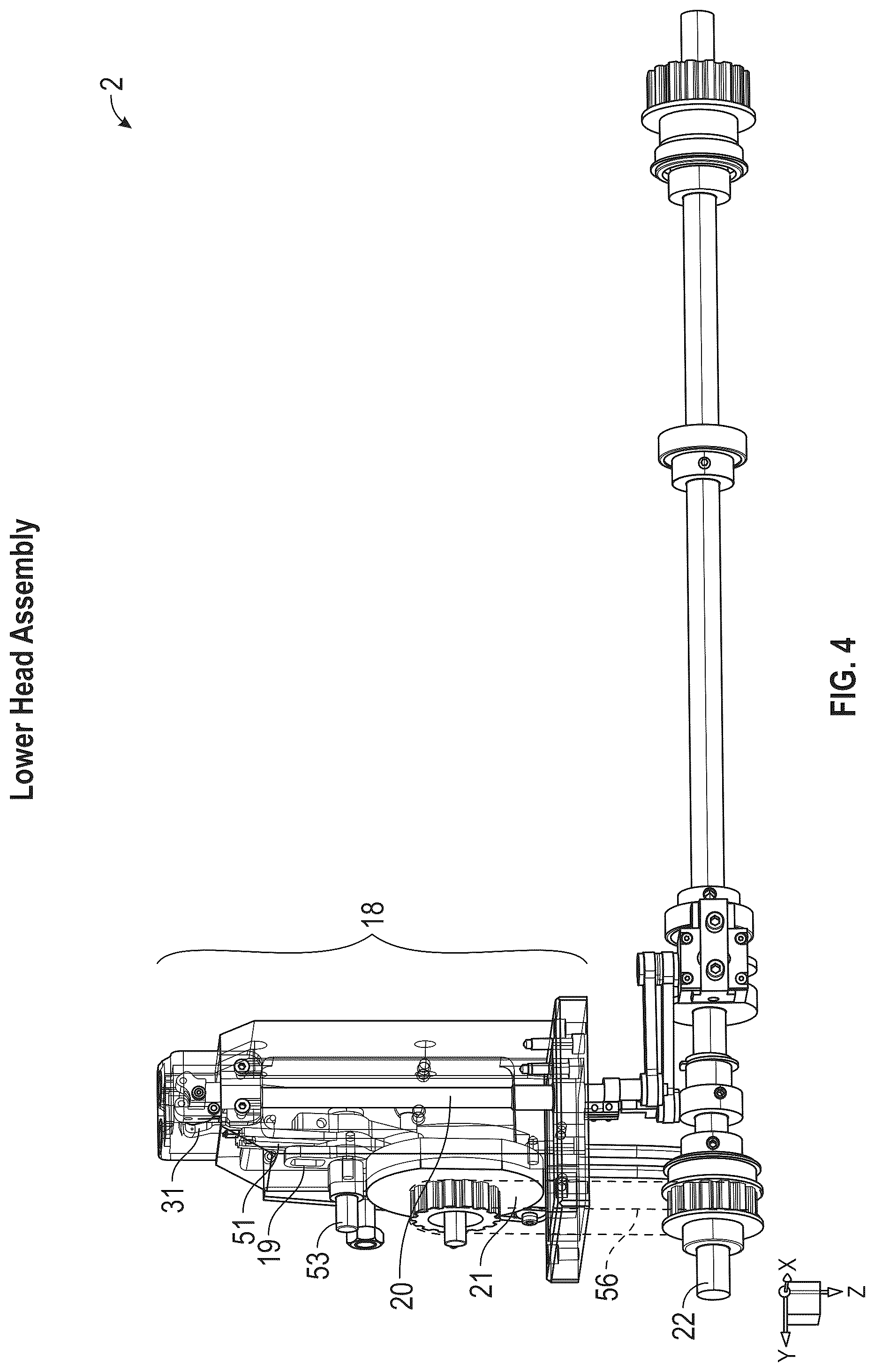 Patent US12320050 Figure 4 – Method and apparatus for automated ornamental decorative stitching