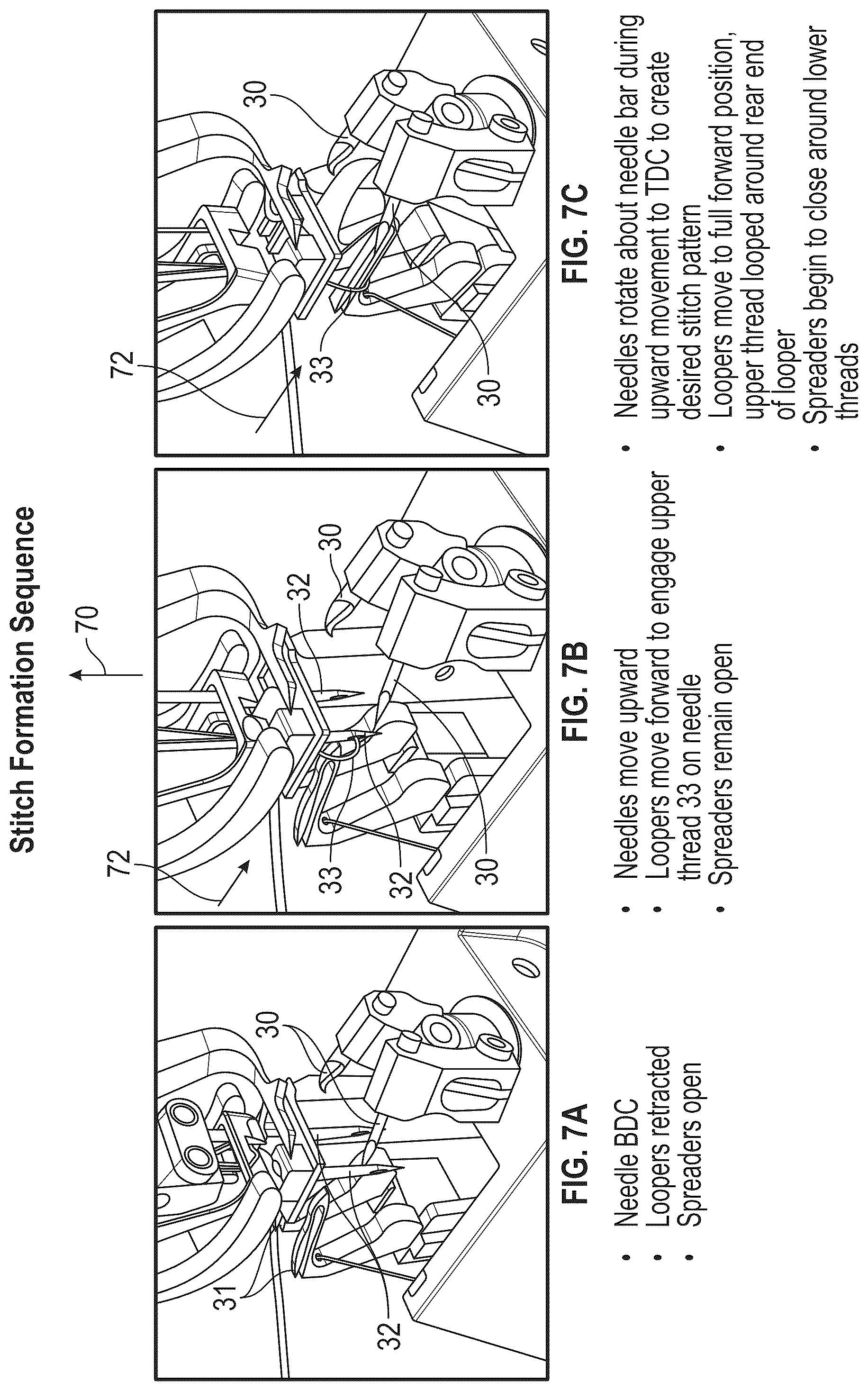 Patent US12320050 Figure 7 – Method and apparatus for automated ornamental decorative stitching