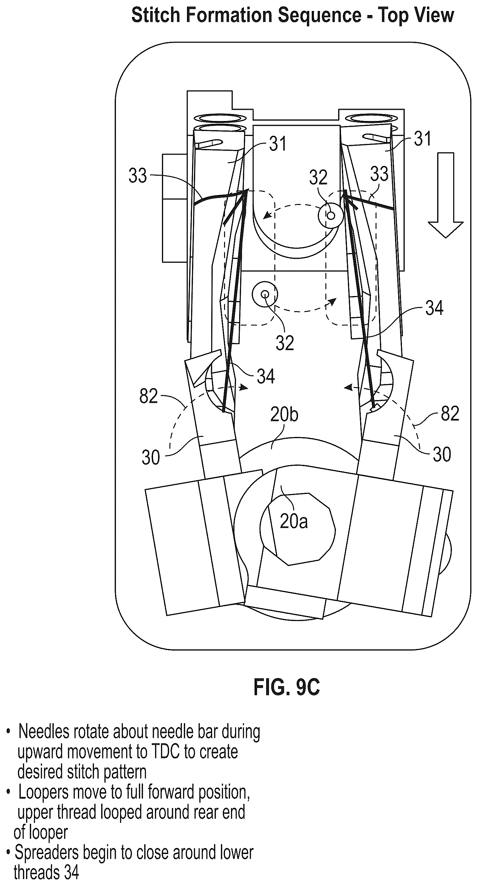 Patent US12320050 Figure 13 – Method and apparatus for automated ornamental decorative stitching