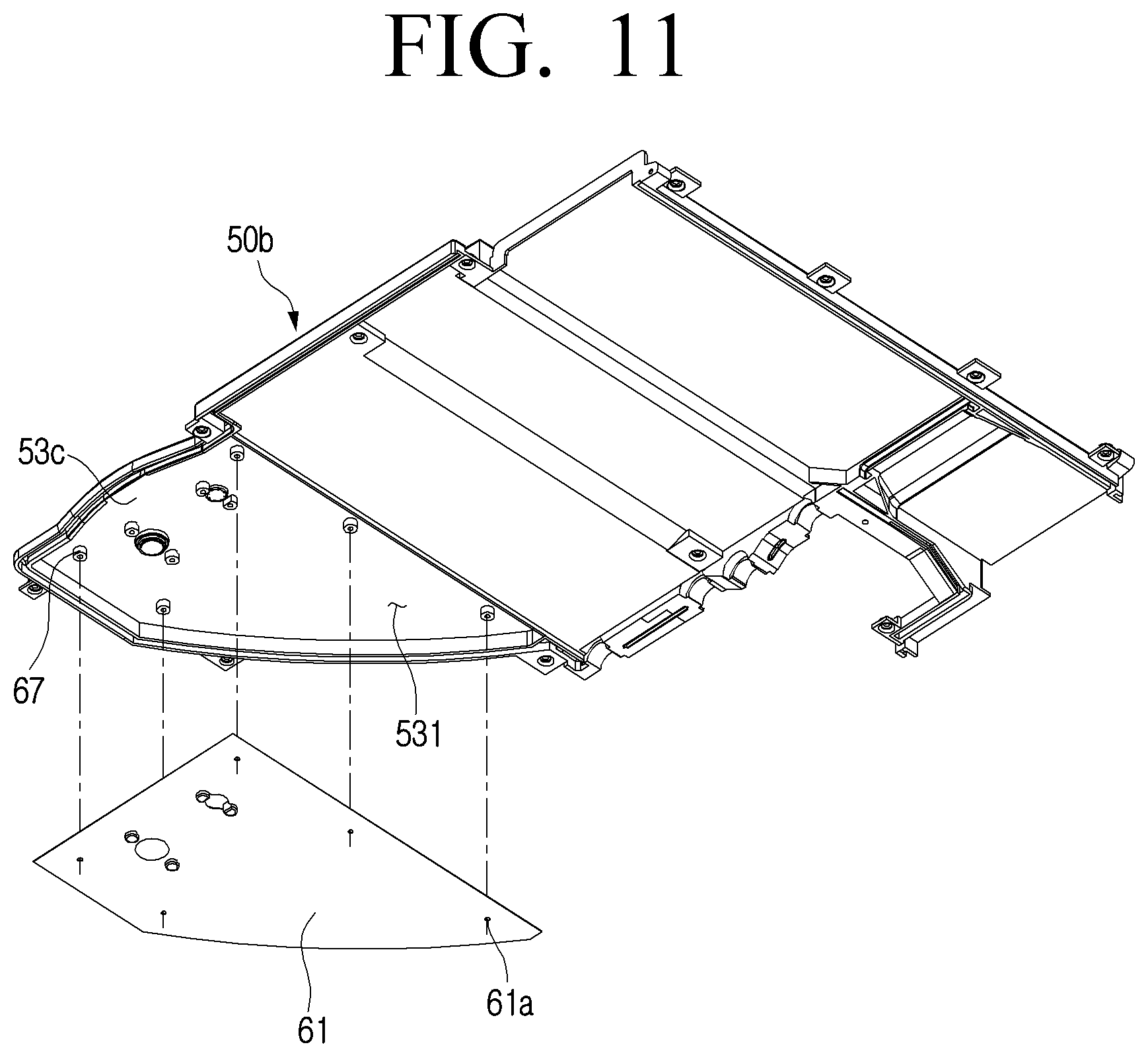 Patent US12320051 Figure 11 – Washing machine with drying function