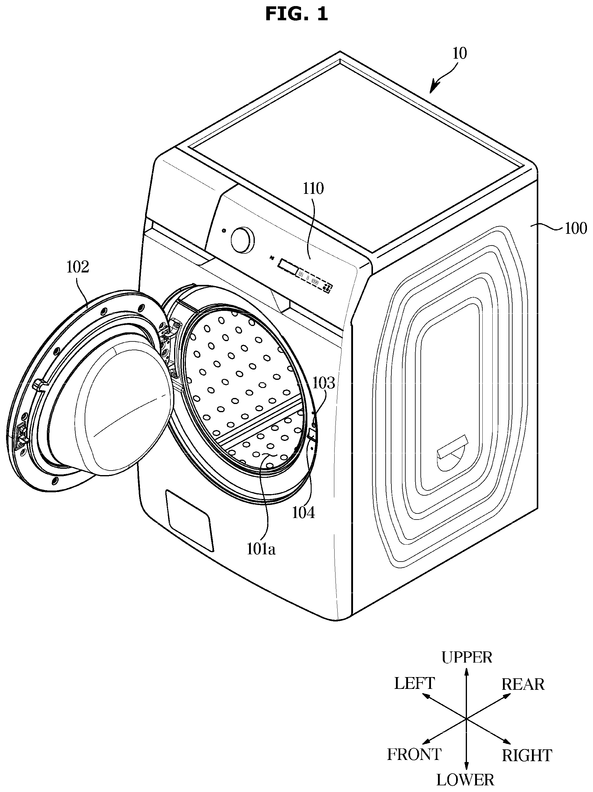 Patent US12320052 — Clothes treatment apparatus and method of controlling the same — Figure 1