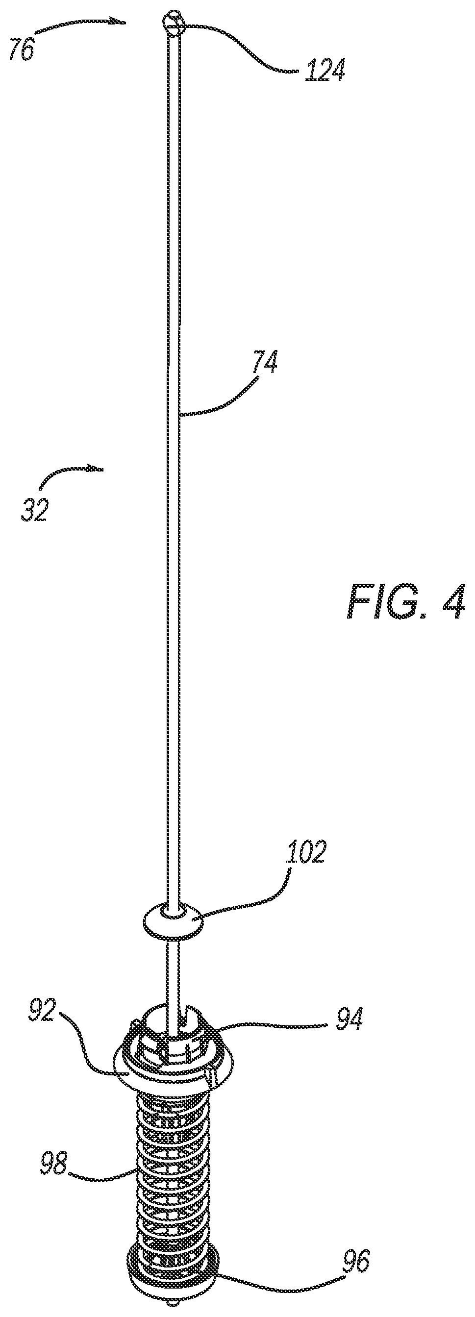 Patent US12320055 Figure 4 – Suspension mount for a top load washing machine