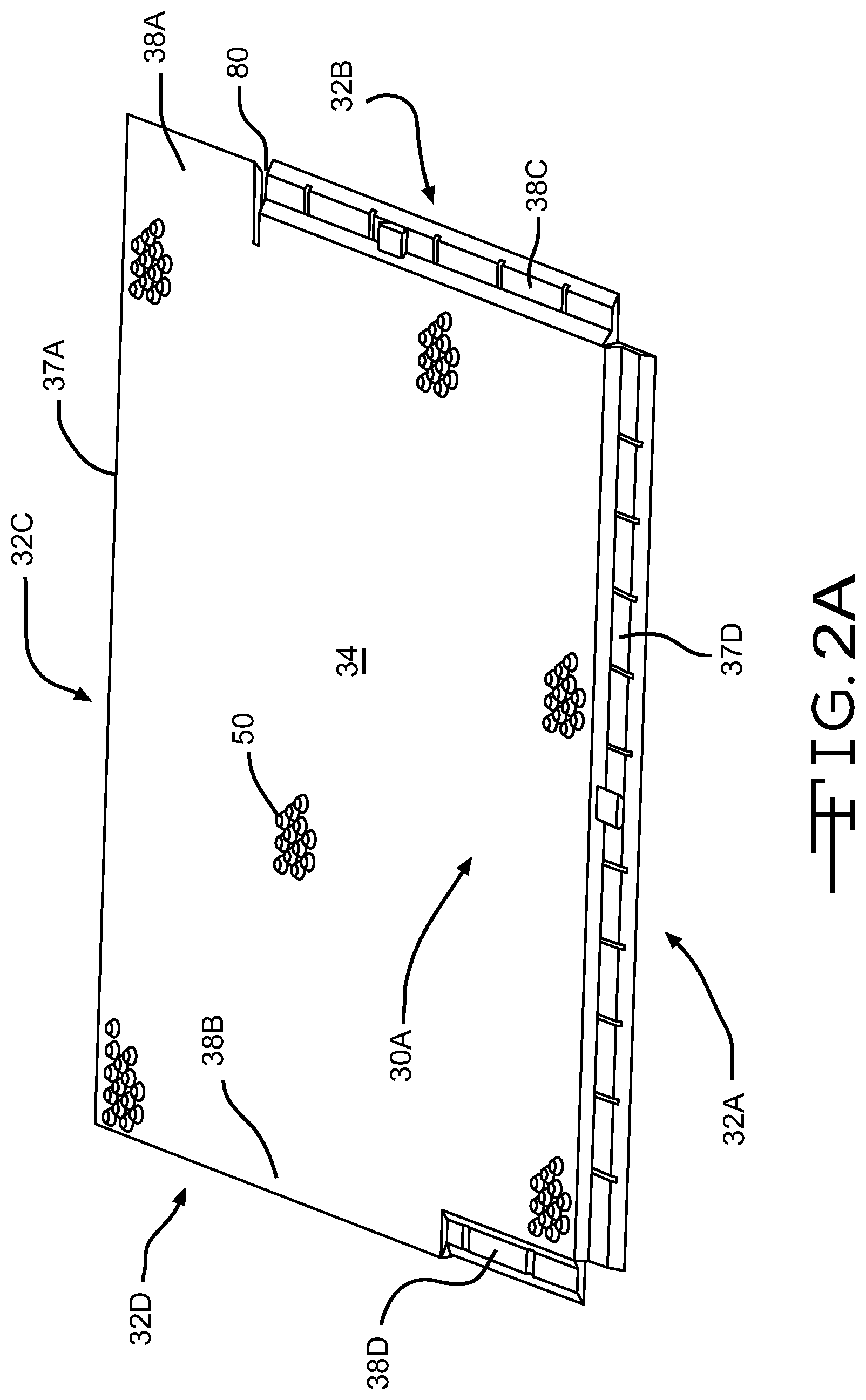 Patent US12320077 Figure 3 – Base for turf system