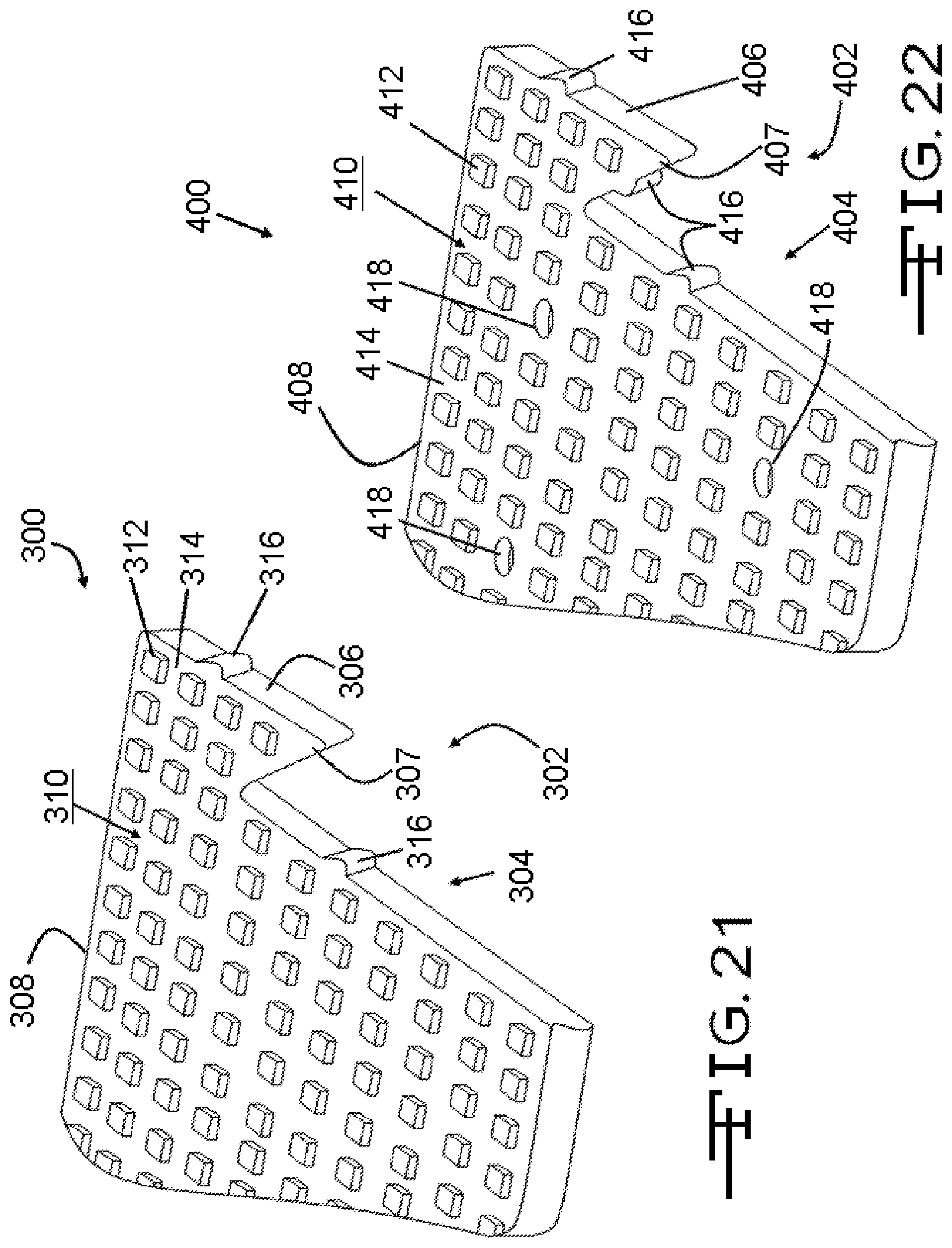 Patent US12320077 Figure 15 – Base for turf system