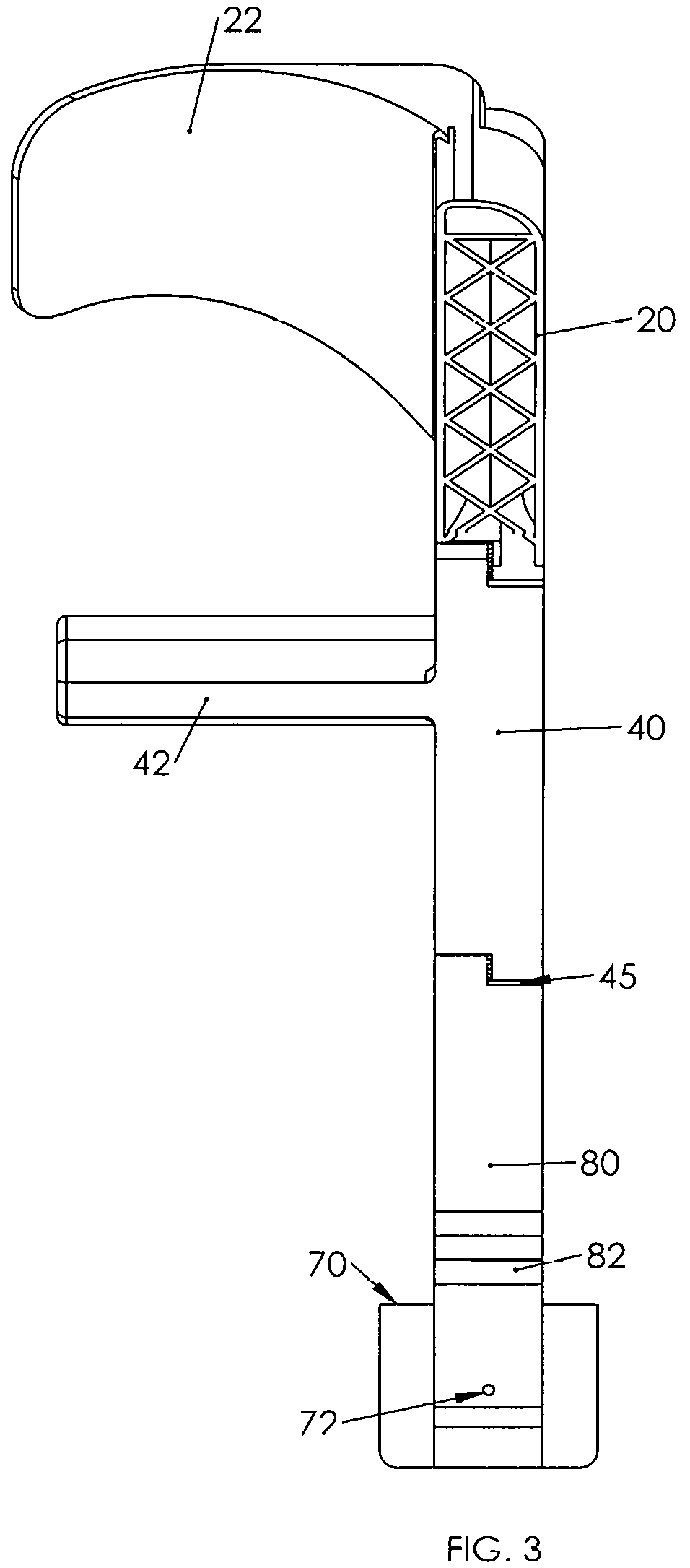 Patent US12320078 Figure 3 – Atriculating screed framework