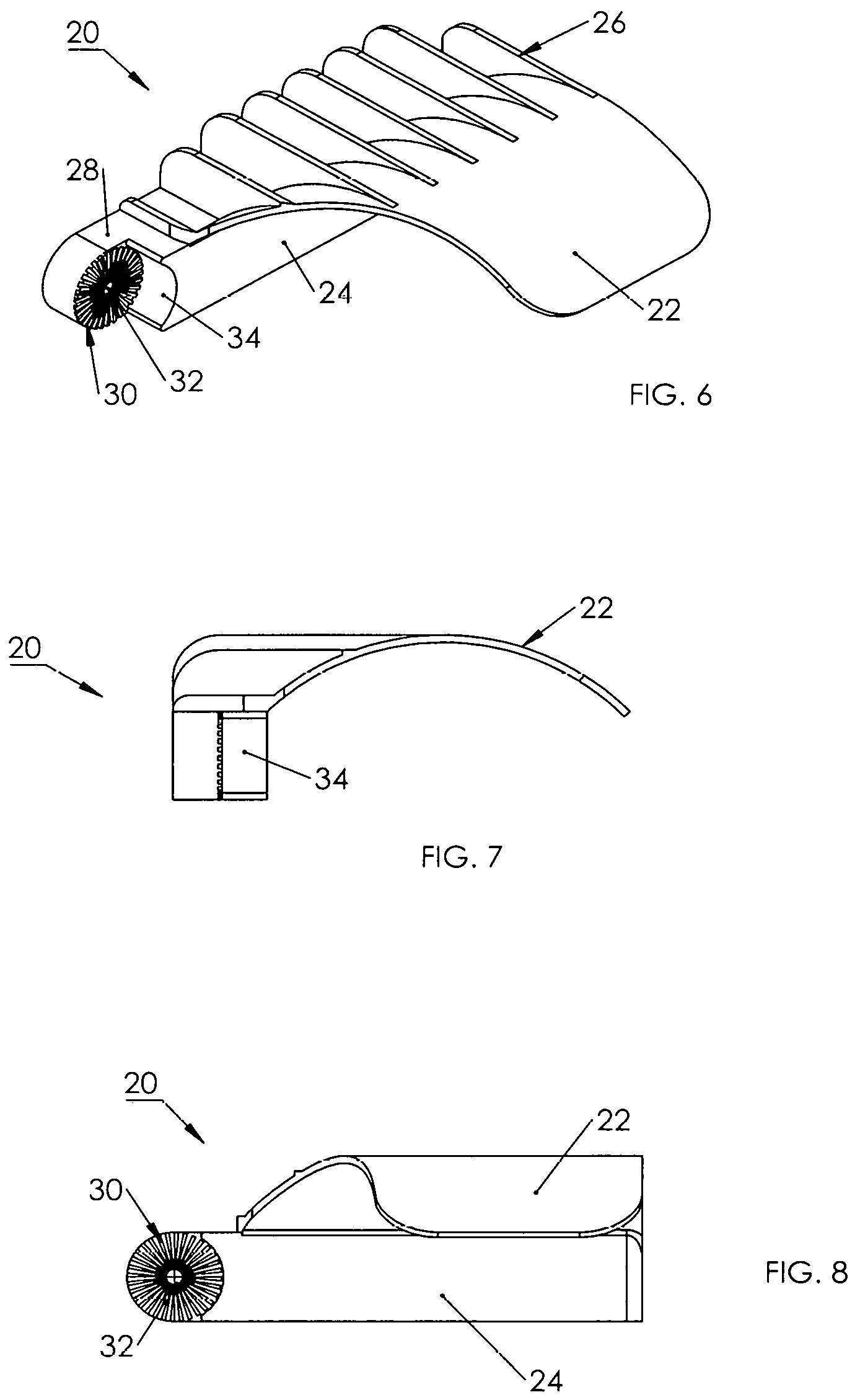 Patent US12320078 Figure 6 – Atriculating screed framework