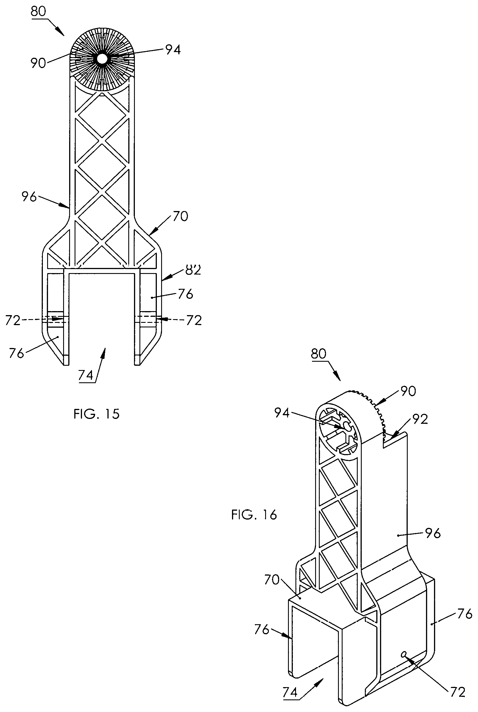 Patent US12320078 Figure 10 – Atriculating screed framework