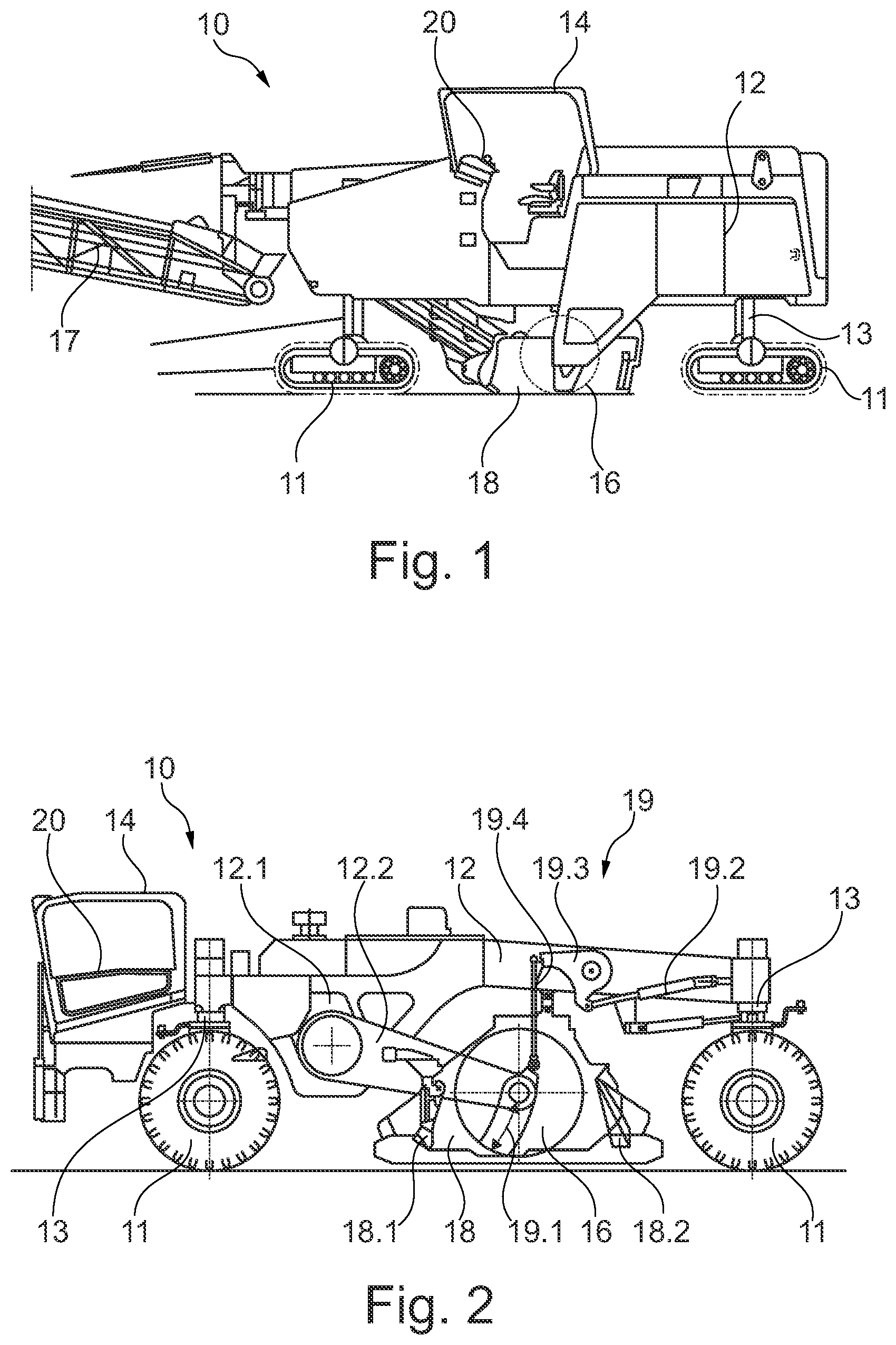 Patent US12320079 Figure 1 – Method for operating a ground milling machine