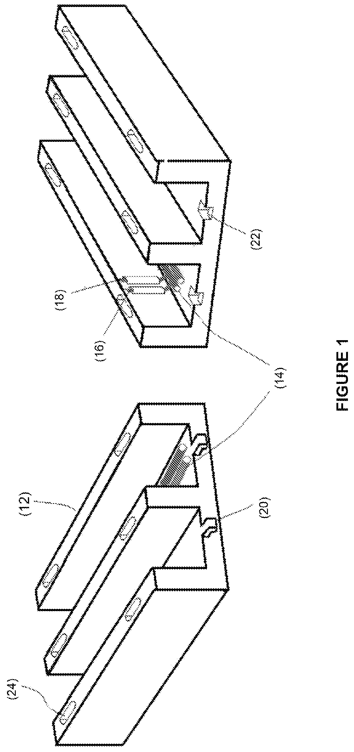 Patent US12320081 Figure 1 – Smart modular street and sidewalk