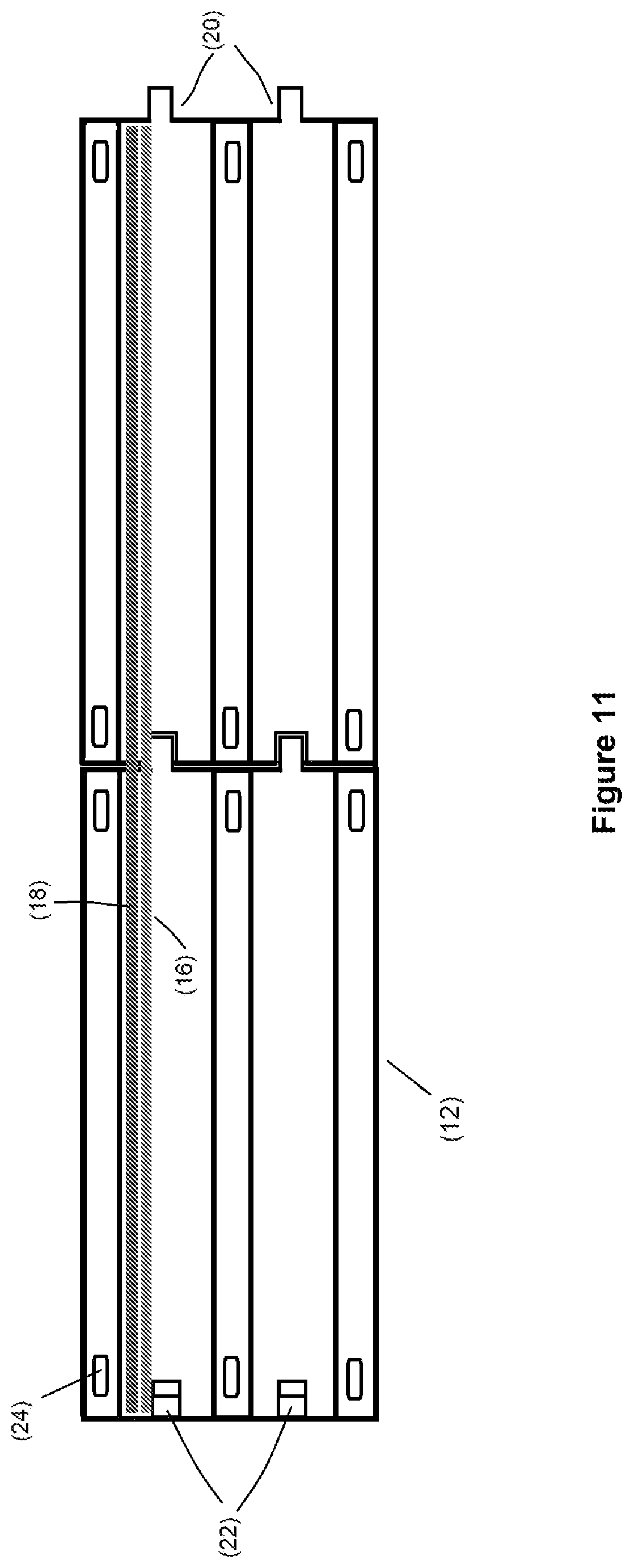 Patent US12320081 Figure 11 – Smart modular street and sidewalk