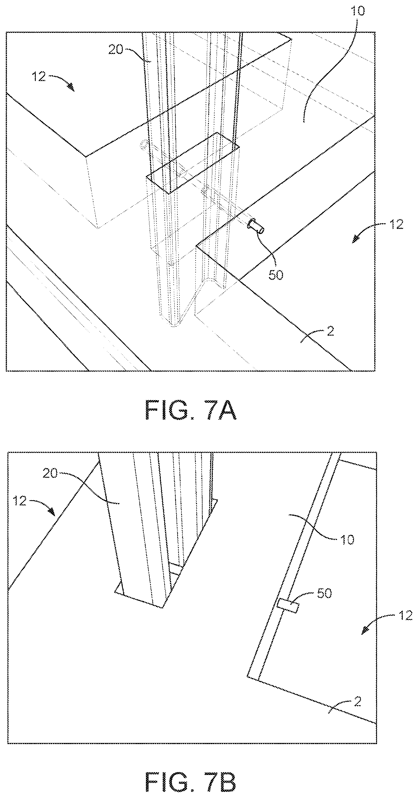Patent US12320082 Figure 10 – Apparatus and method for installation of support posts for a vehicle restraint system
