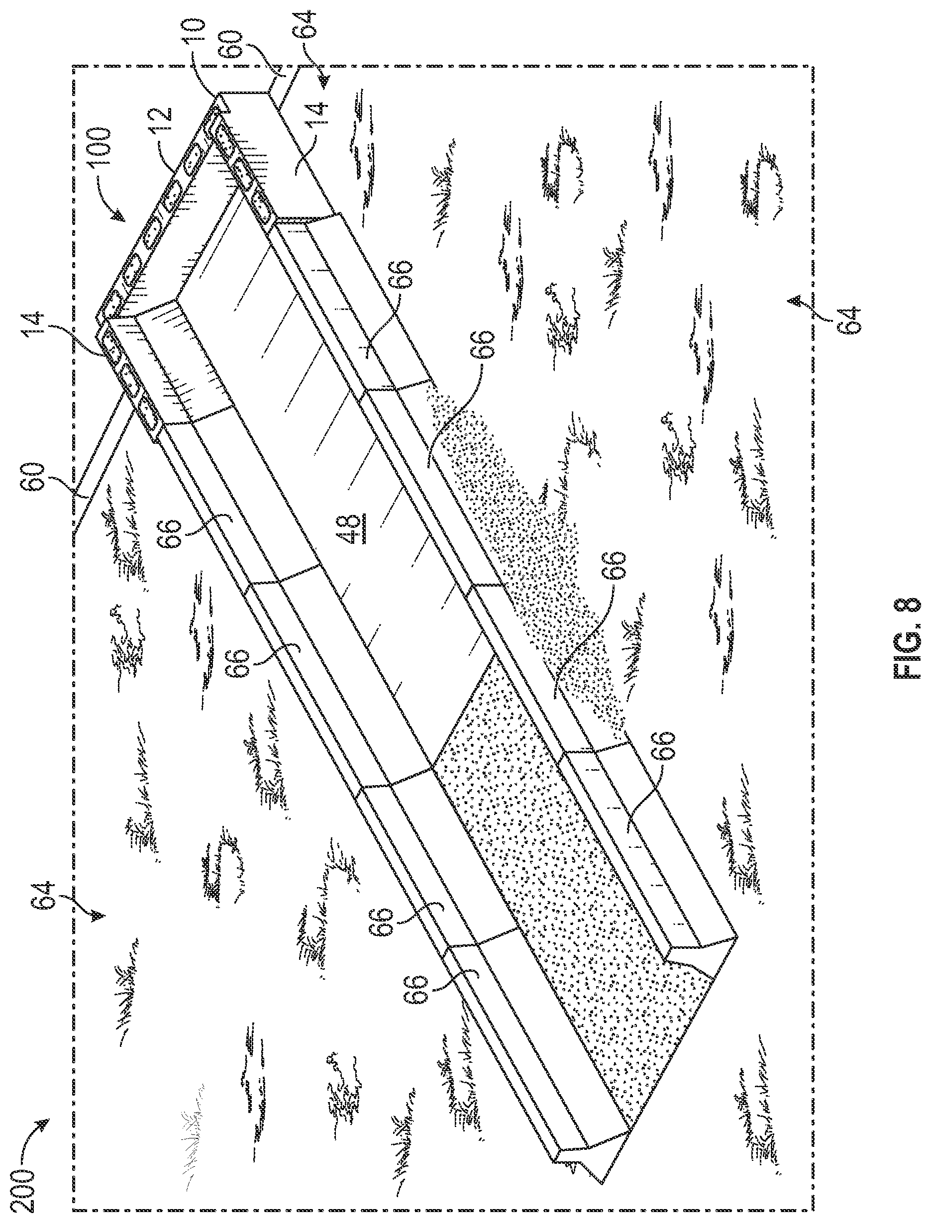 Patent US12320084 Figure 6 – Vehicle barrier system and method of construction thereof