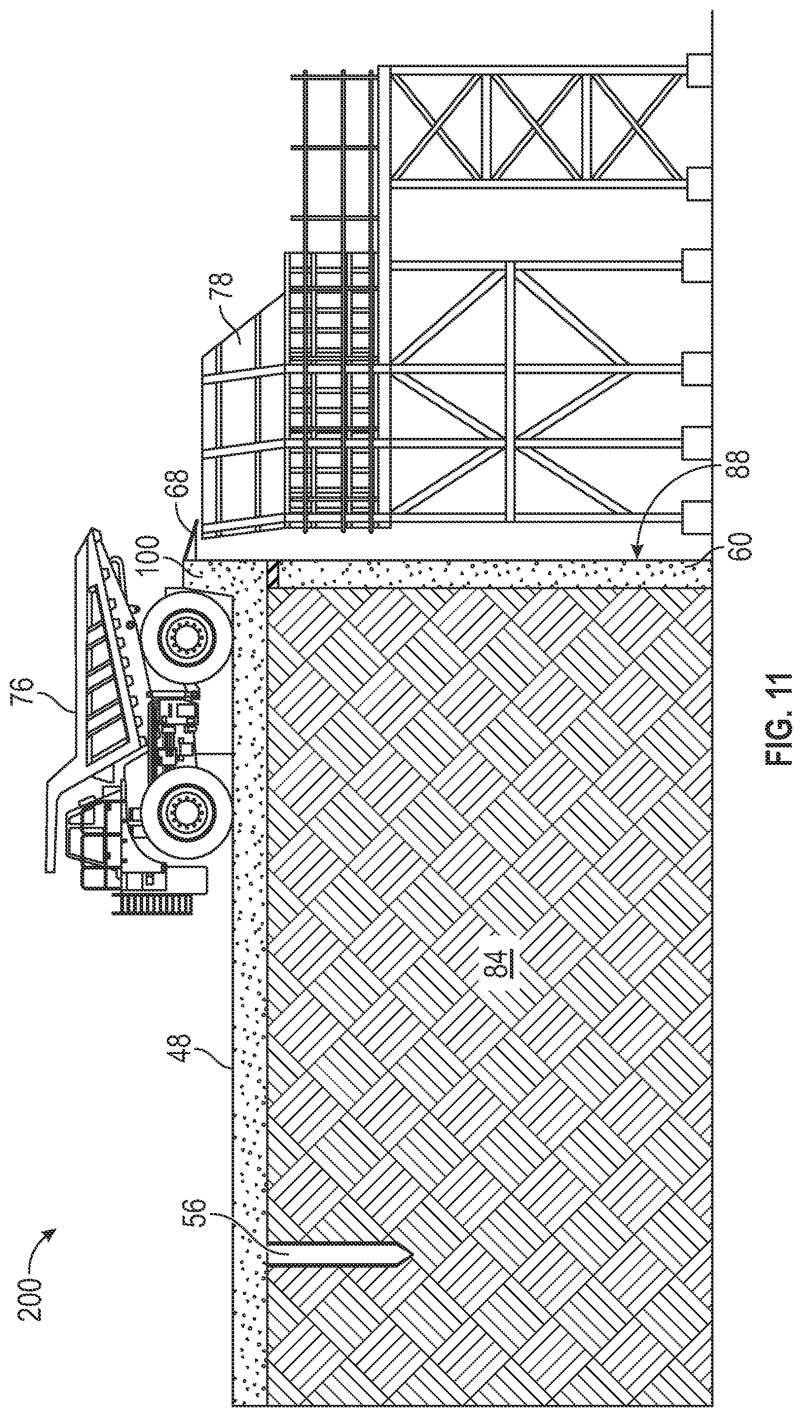 Patent US12320084 Figure 8 – Vehicle barrier system and method of construction thereof