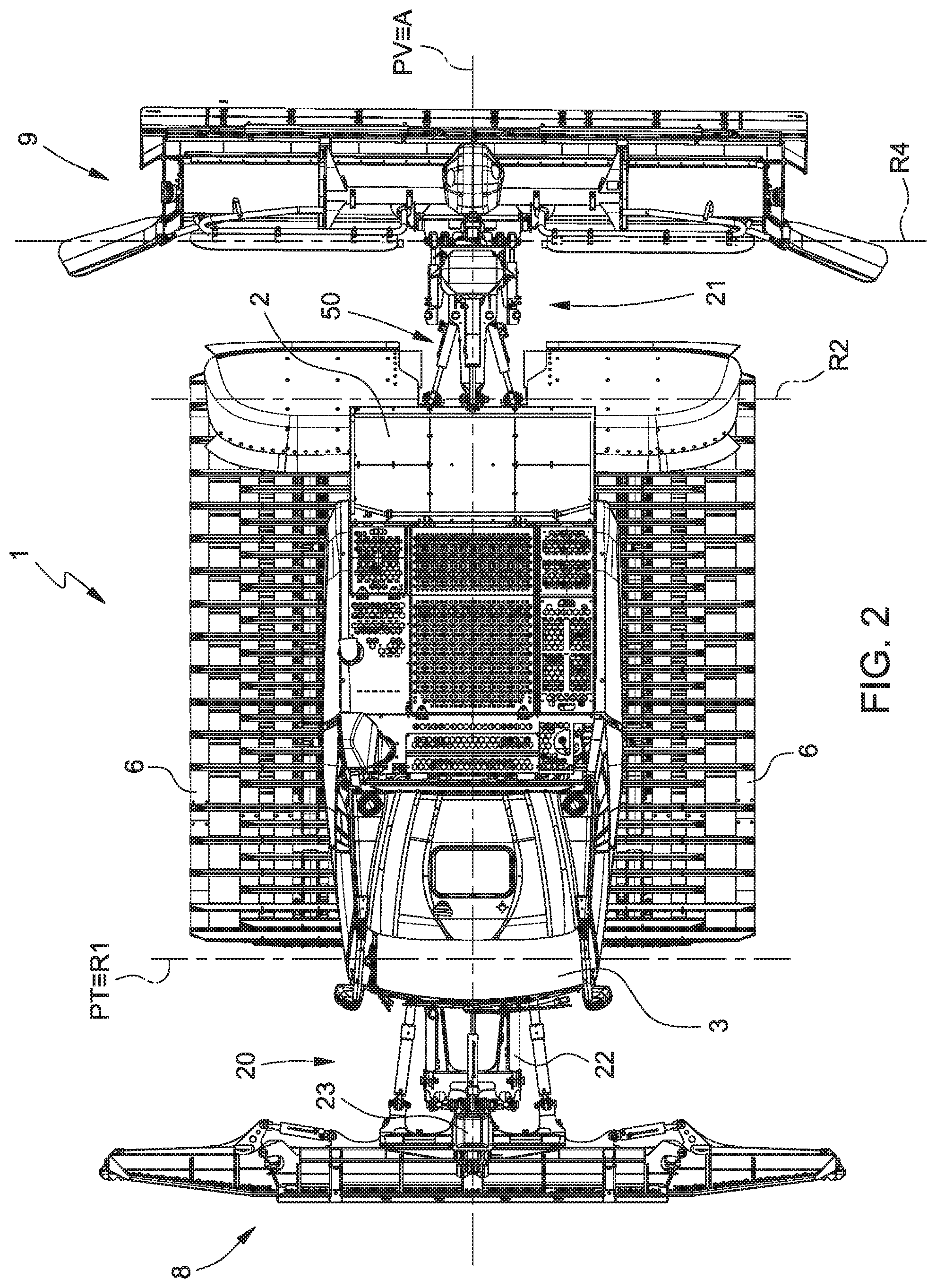 Patent US12320085 Figure 2 – Snow groomer vehicle with automated functions and method for controlling a snow groomer vehicle