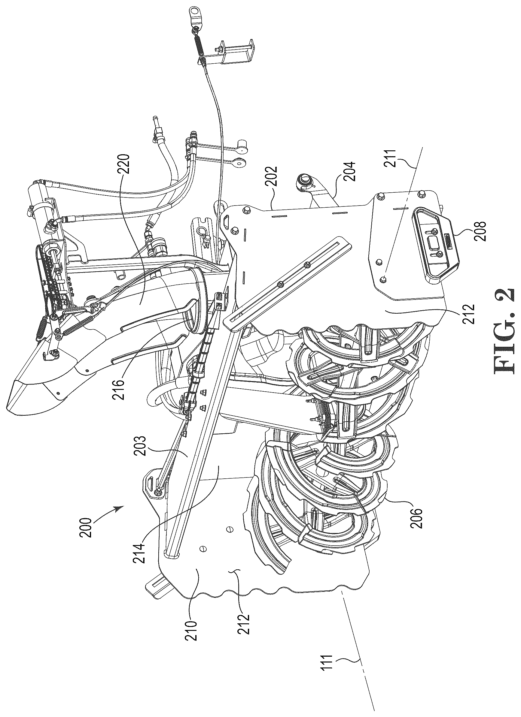 Patent US12320086 Figure 2 – Snowthrower auger housing with resilient scraper