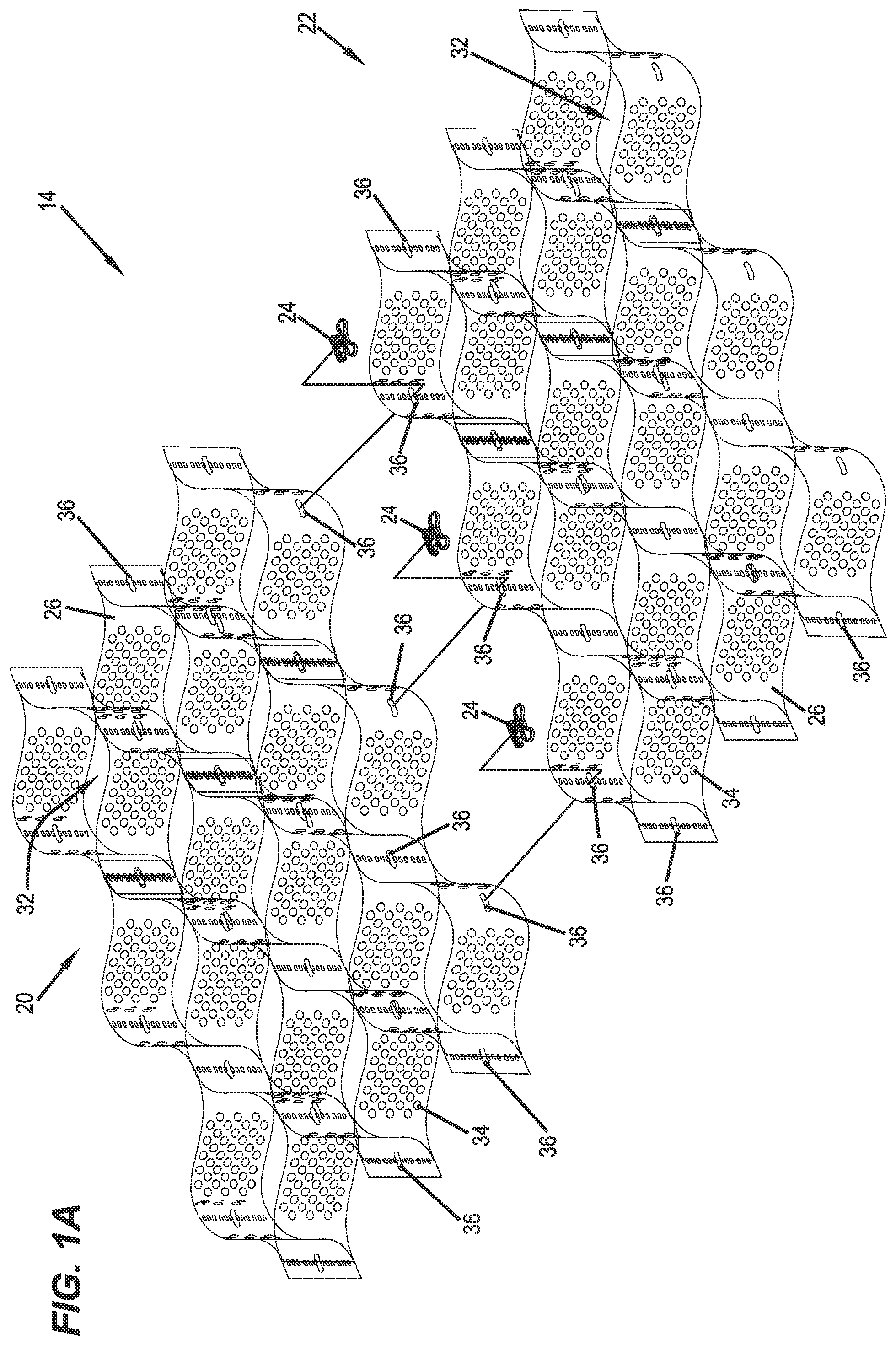 Patent US12320088 Figure 2 – Connection device for fastening expanded cell confinement structures and methods for doing the same
