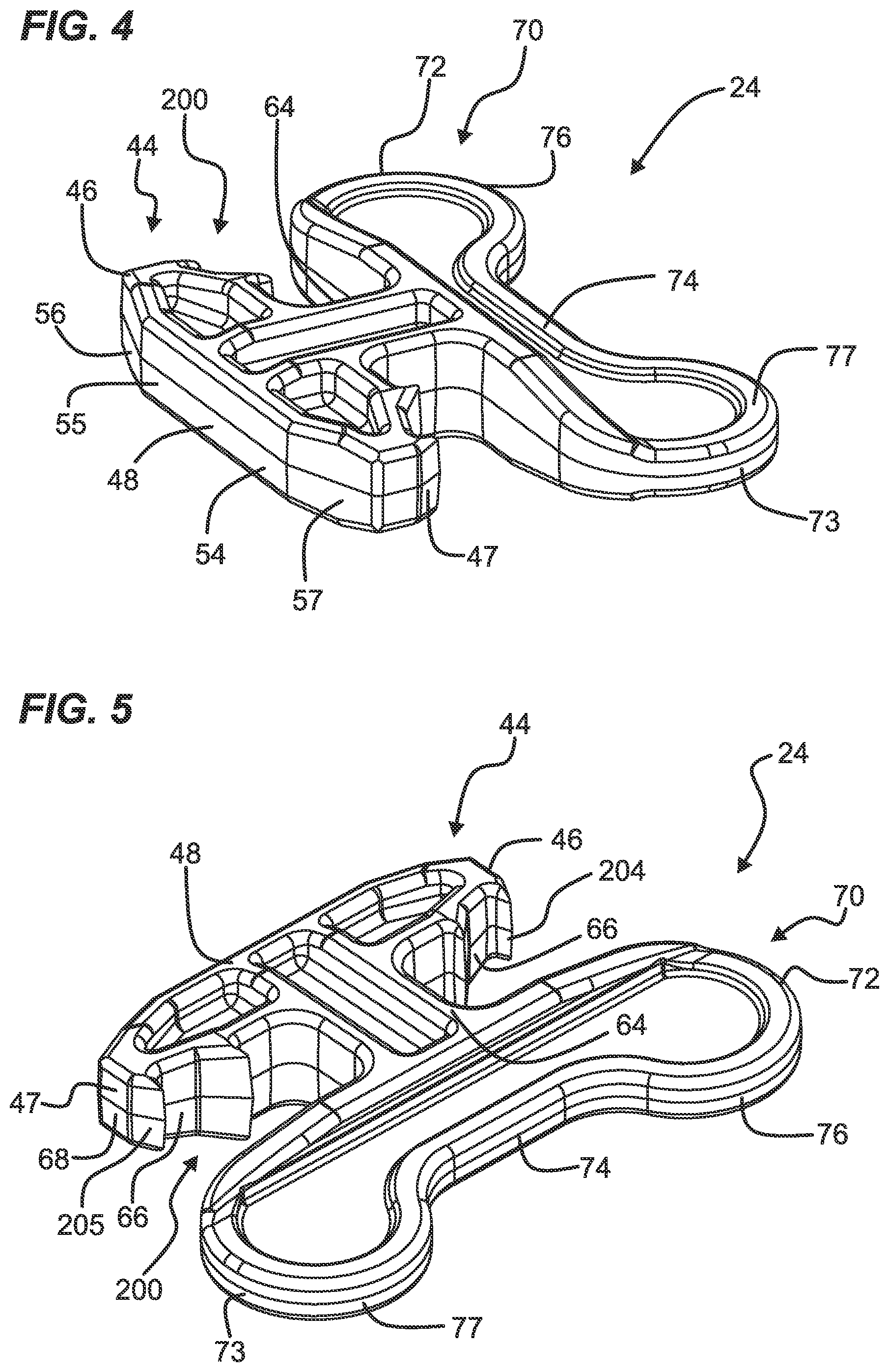 Patent US12320088 Figure 5 – Connection device for fastening expanded cell confinement structures and methods for doing the same