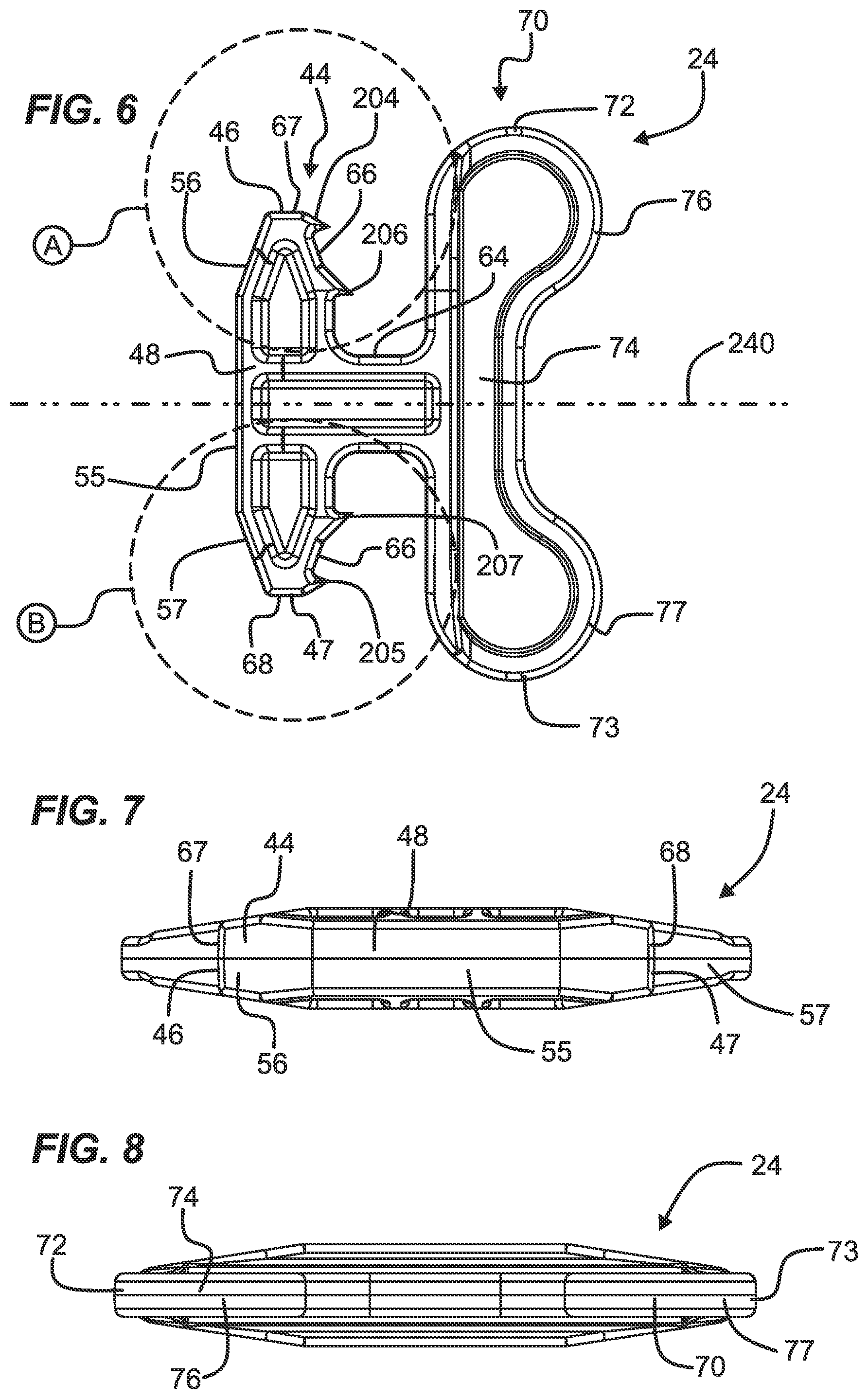 Patent US12320088 Figure 6 – Connection device for fastening expanded cell confinement structures and methods for doing the same