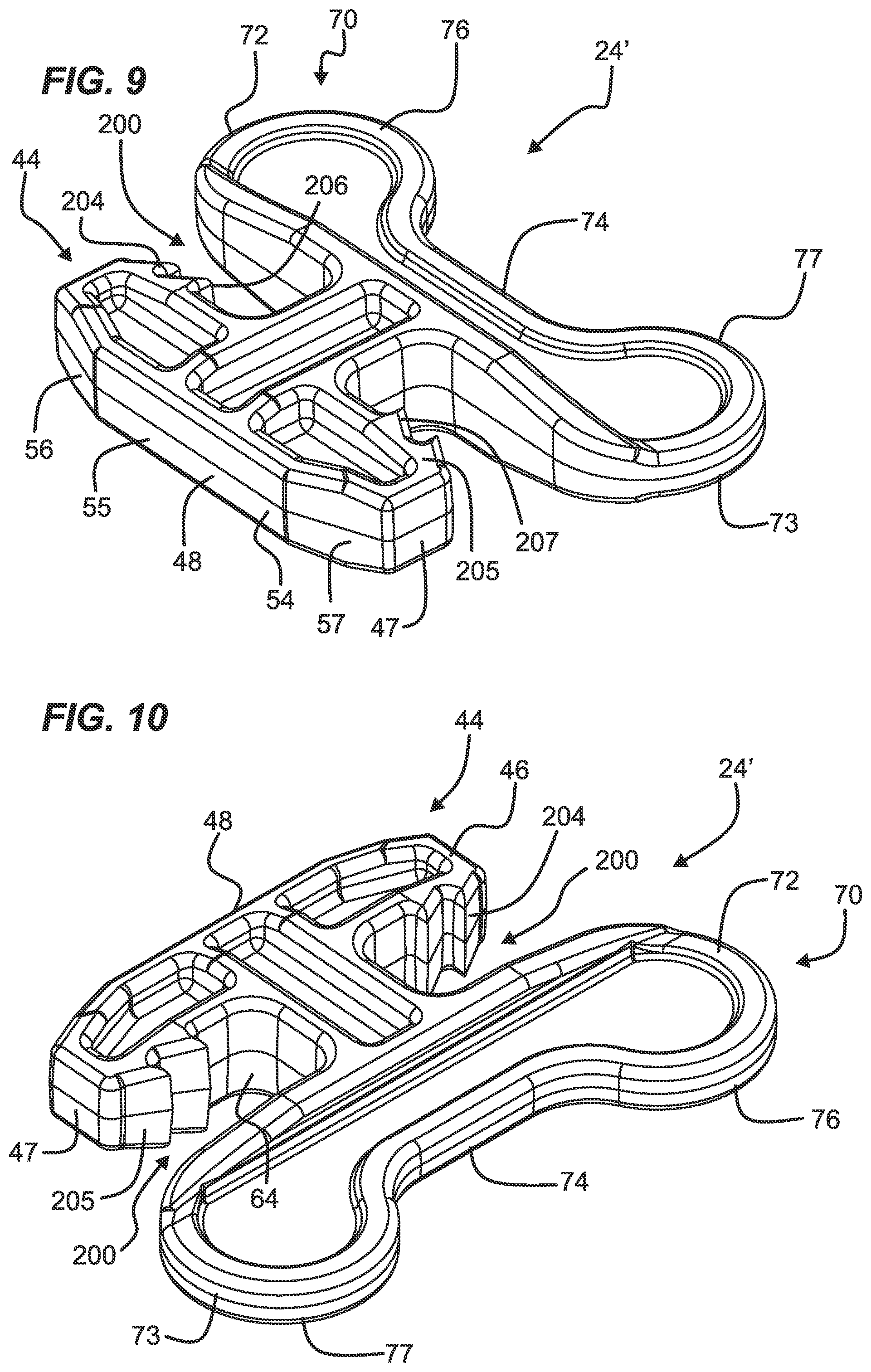 Patent US12320088 Figure 7 – Connection device for fastening expanded cell confinement structures and methods for doing the same