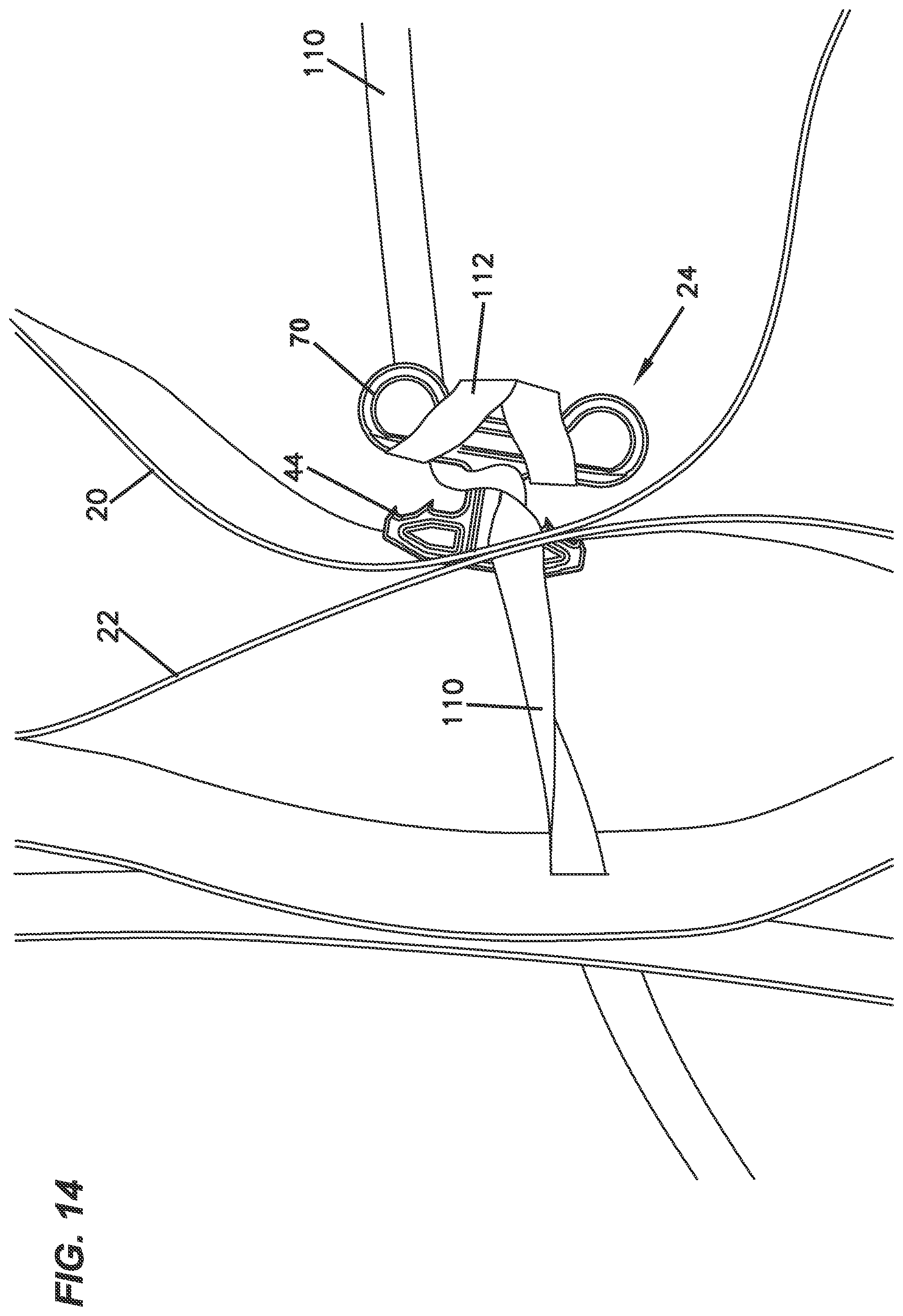 Patent US12320088 Figure 9 – Connection device for fastening expanded cell confinement structures and methods for doing the same