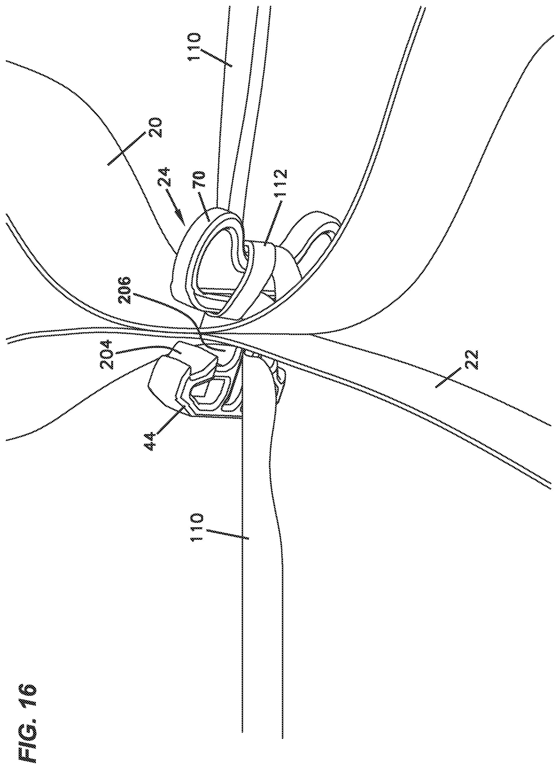 Patent US12320088 Figure 11 – Connection device for fastening expanded cell confinement structures and methods for doing the same