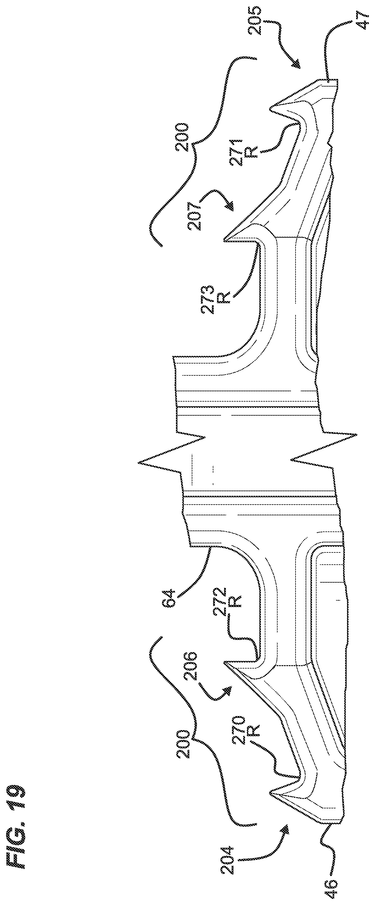Patent US12320088 Figure 14 – Connection device for fastening expanded cell confinement structures and methods for doing the same