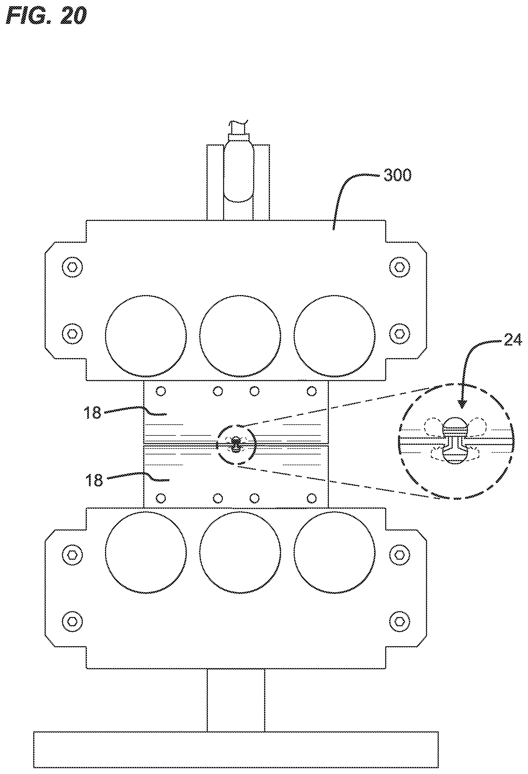 Patent US12320088 Figure 15 – Connection device for fastening expanded cell confinement structures and methods for doing the same
