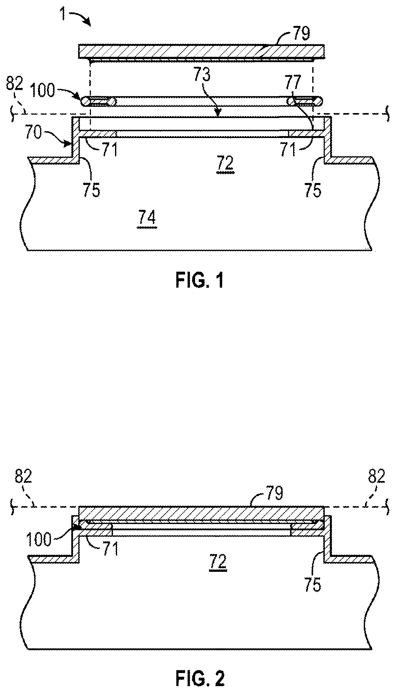 Patent US12320089 Figure 1 – Reinforced manhole cover gasket