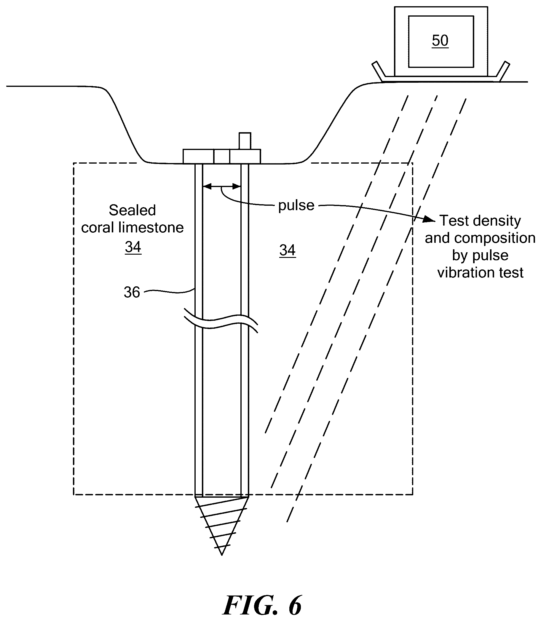 Patent US12320091 Figure 6 – Subterranean water barrier