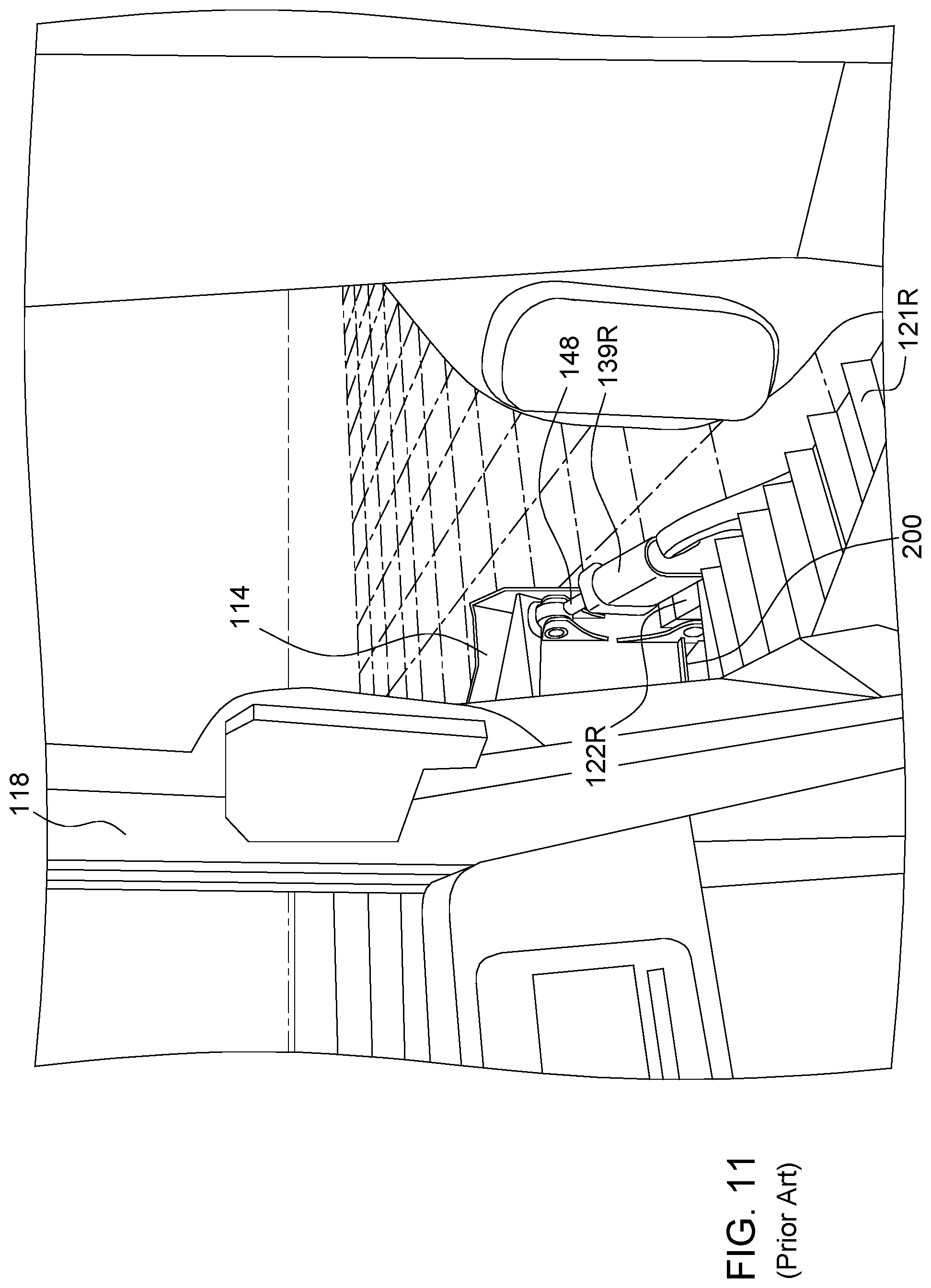 Patent US12320093 Figure 14 – Crawler dozer blade corner visibility