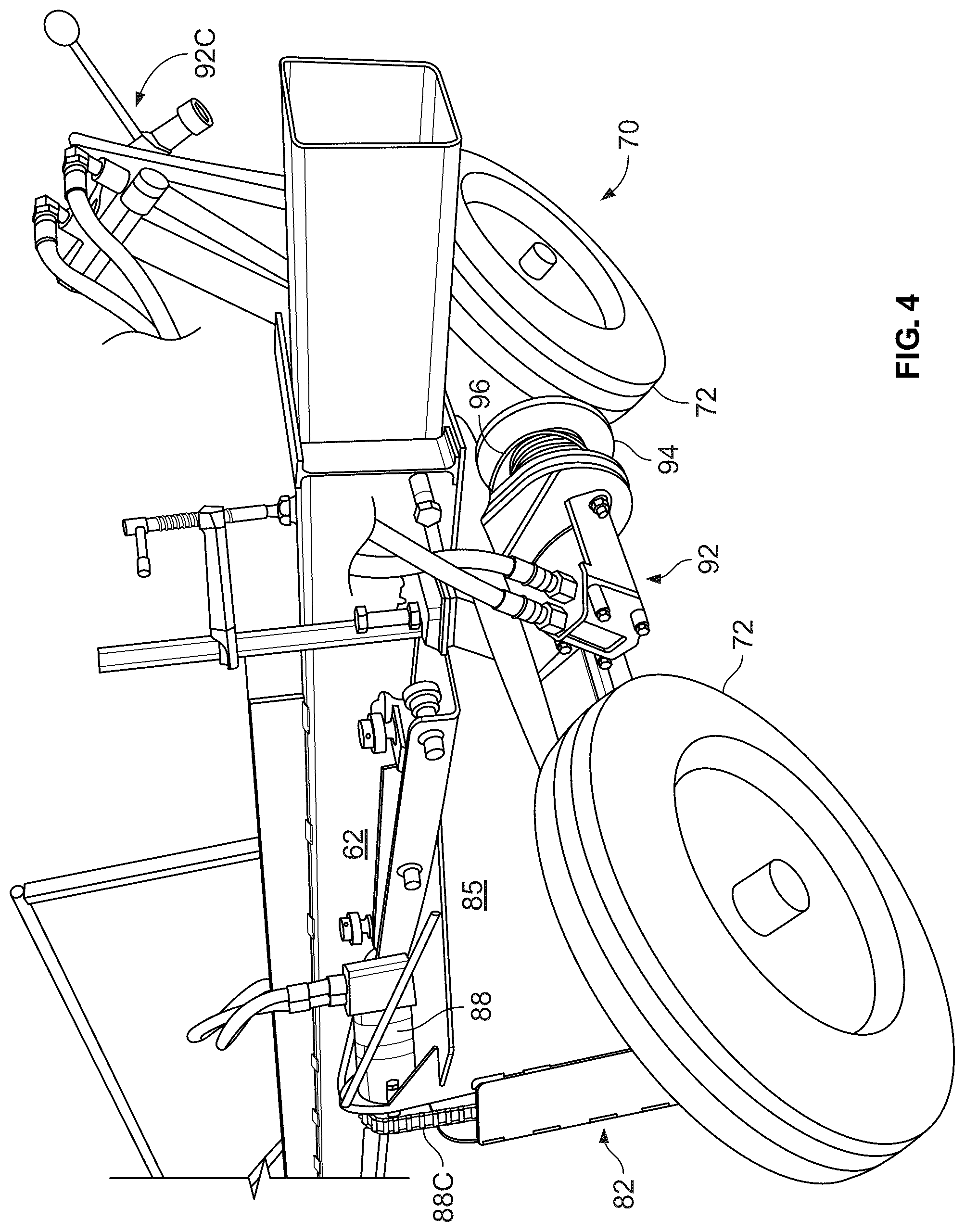Patent US12320094 Figure 4 – Apparatus and method for excavating a cone shaped pit