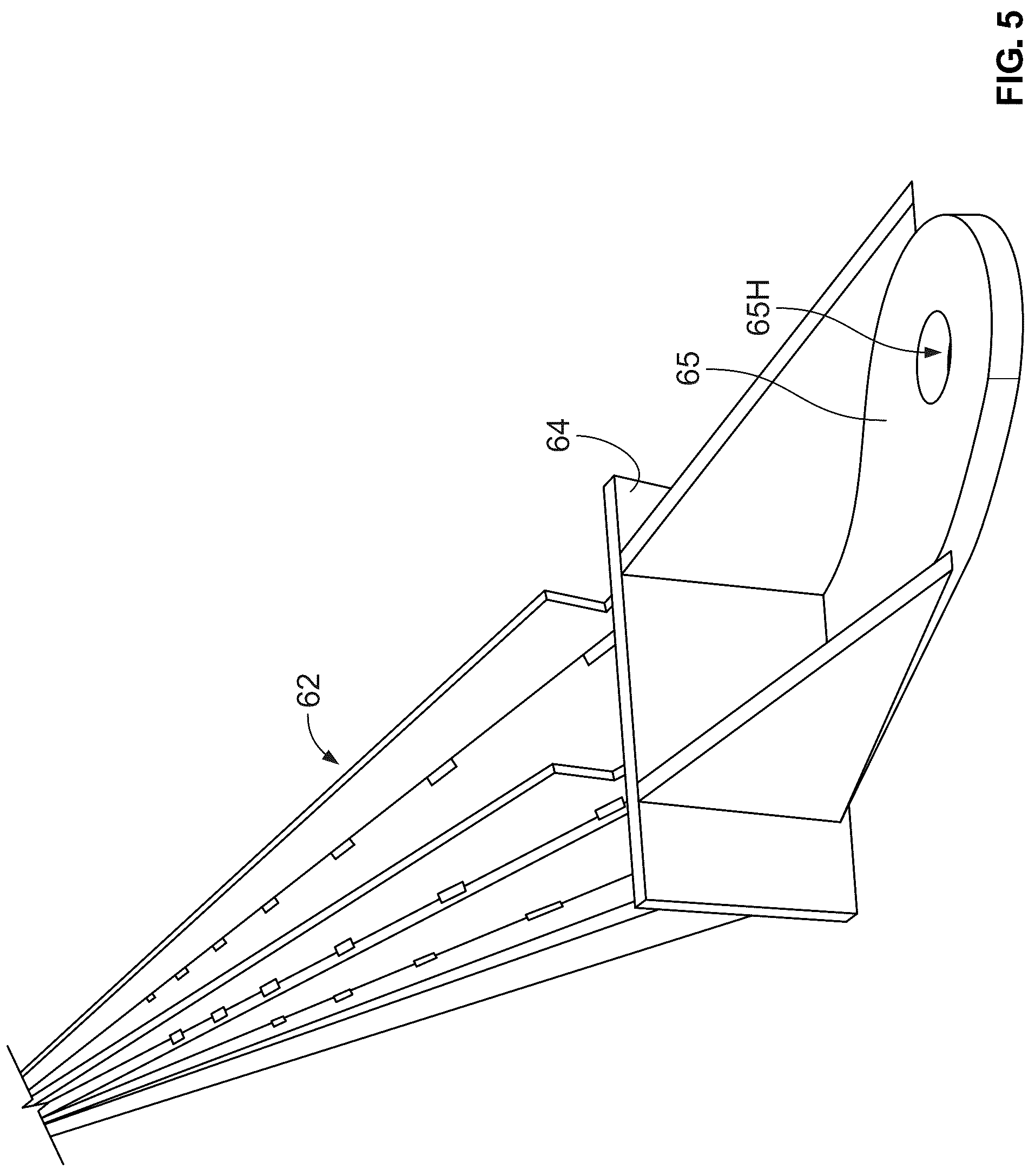 Patent US12320094 Figure 5 – Apparatus and method for excavating a cone shaped pit