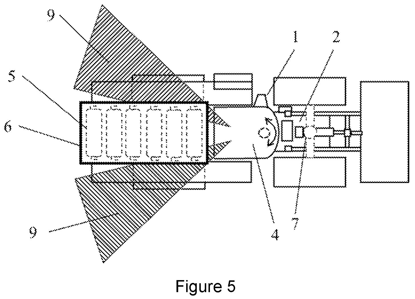 Patent US12320095 Figure 3 – Work machine